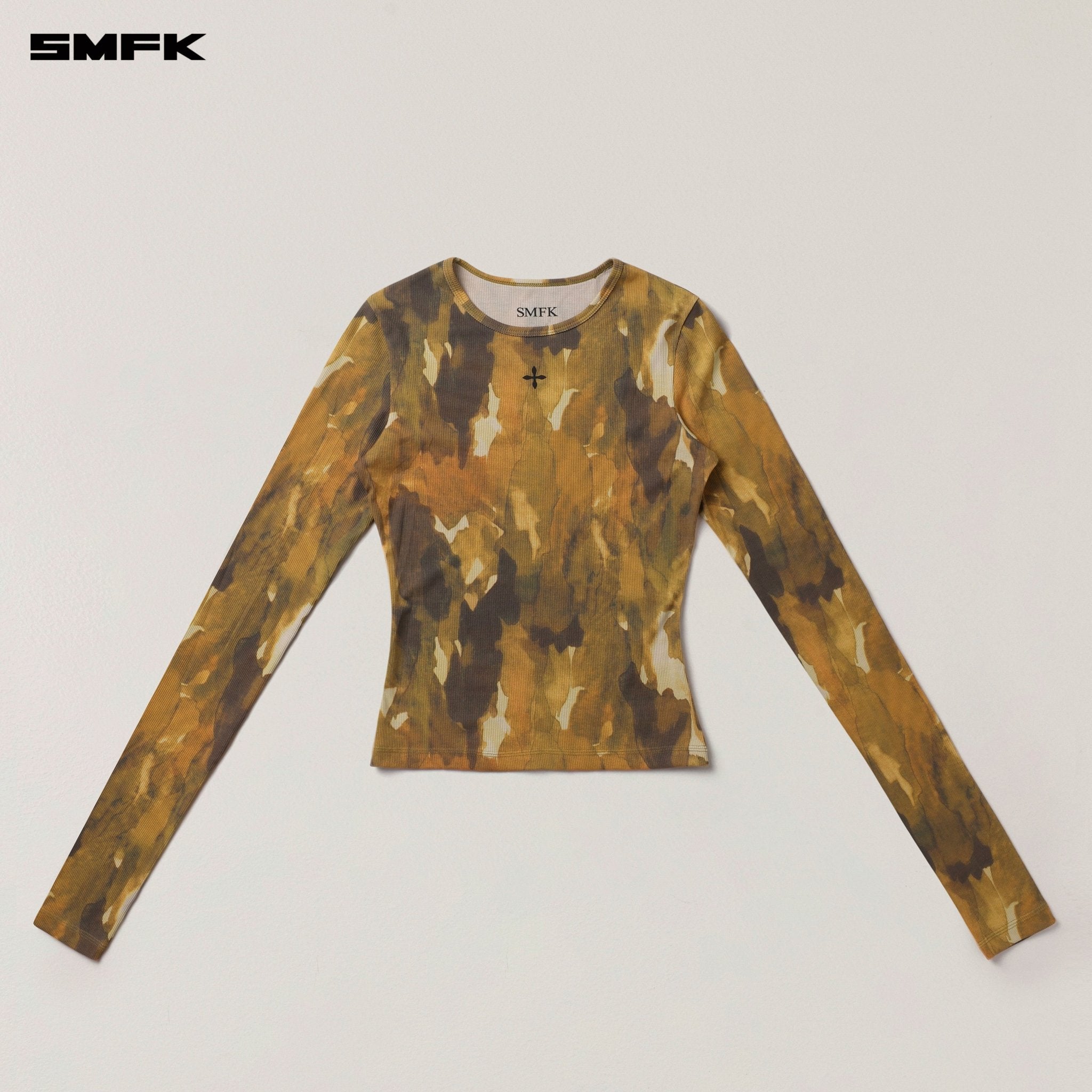 SMFK Vintage - Storm Fade Silk Sports Pullover In Ink Camouflage | MADAX