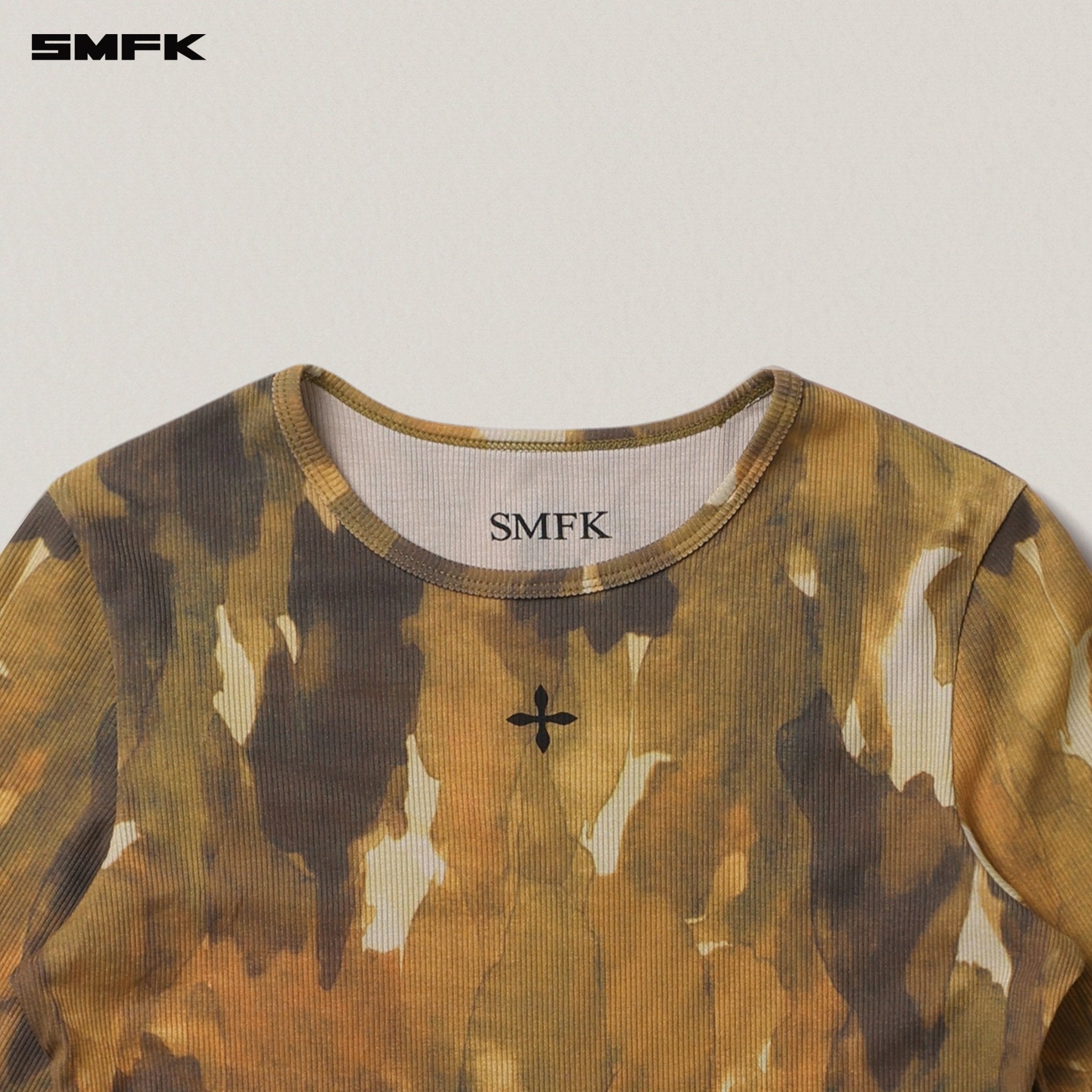 SMFK Vintage - Storm Fade Silk Sports Pullover In Ink Camouflage | MADAX