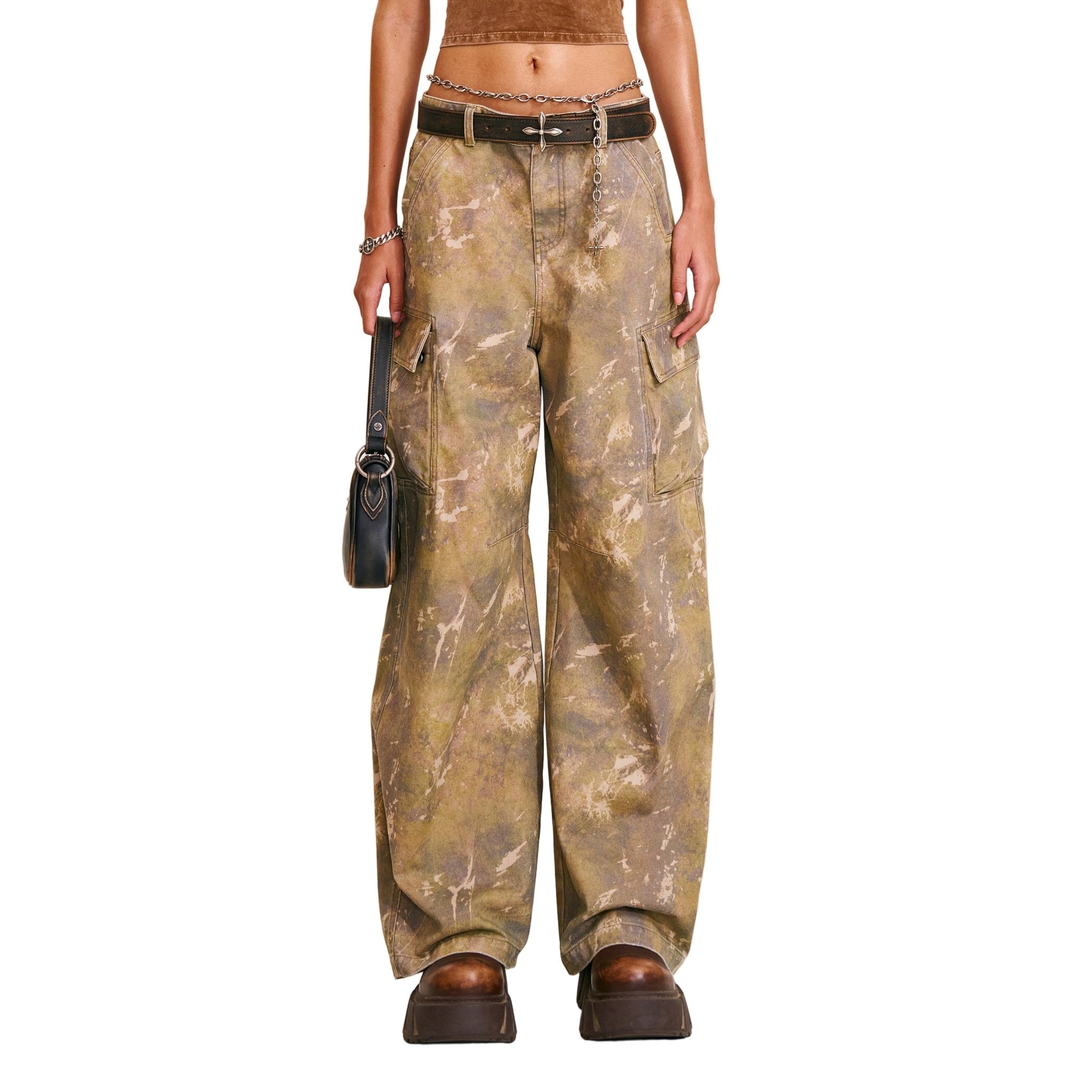 SMFK Vintage - Storm One Cut Arc Cargo Pants In Hurricane Camouflage | MADAX