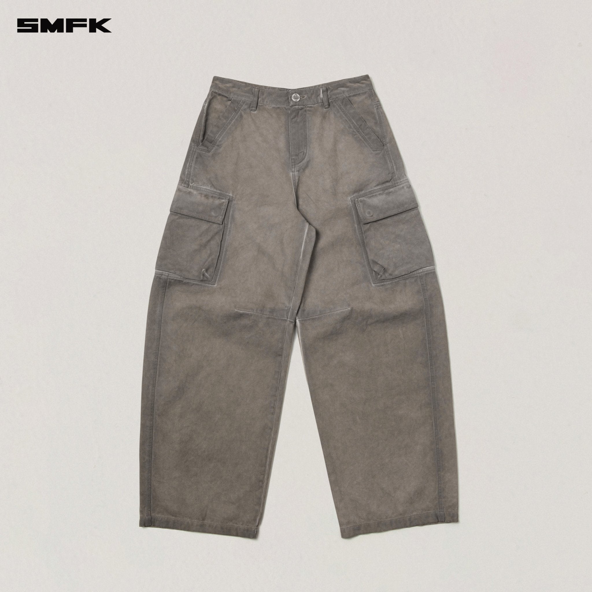 SMFK Vintage - Storm One Cut Arc Cargo Pants In Wild Brown | MADAX