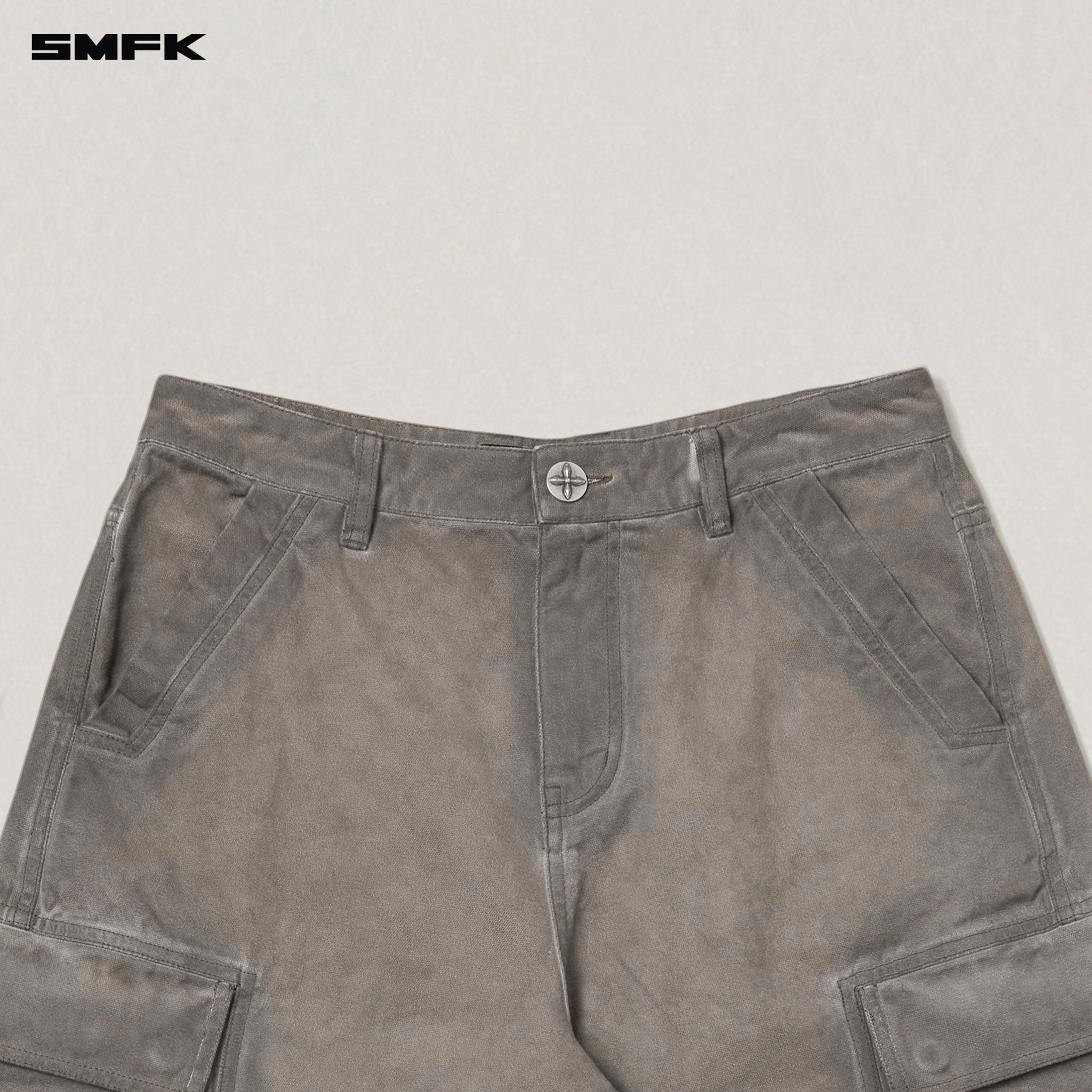 SMFK Vintage - Storm One Cut Arc Cargo Pants In Wild Brown | MADAX