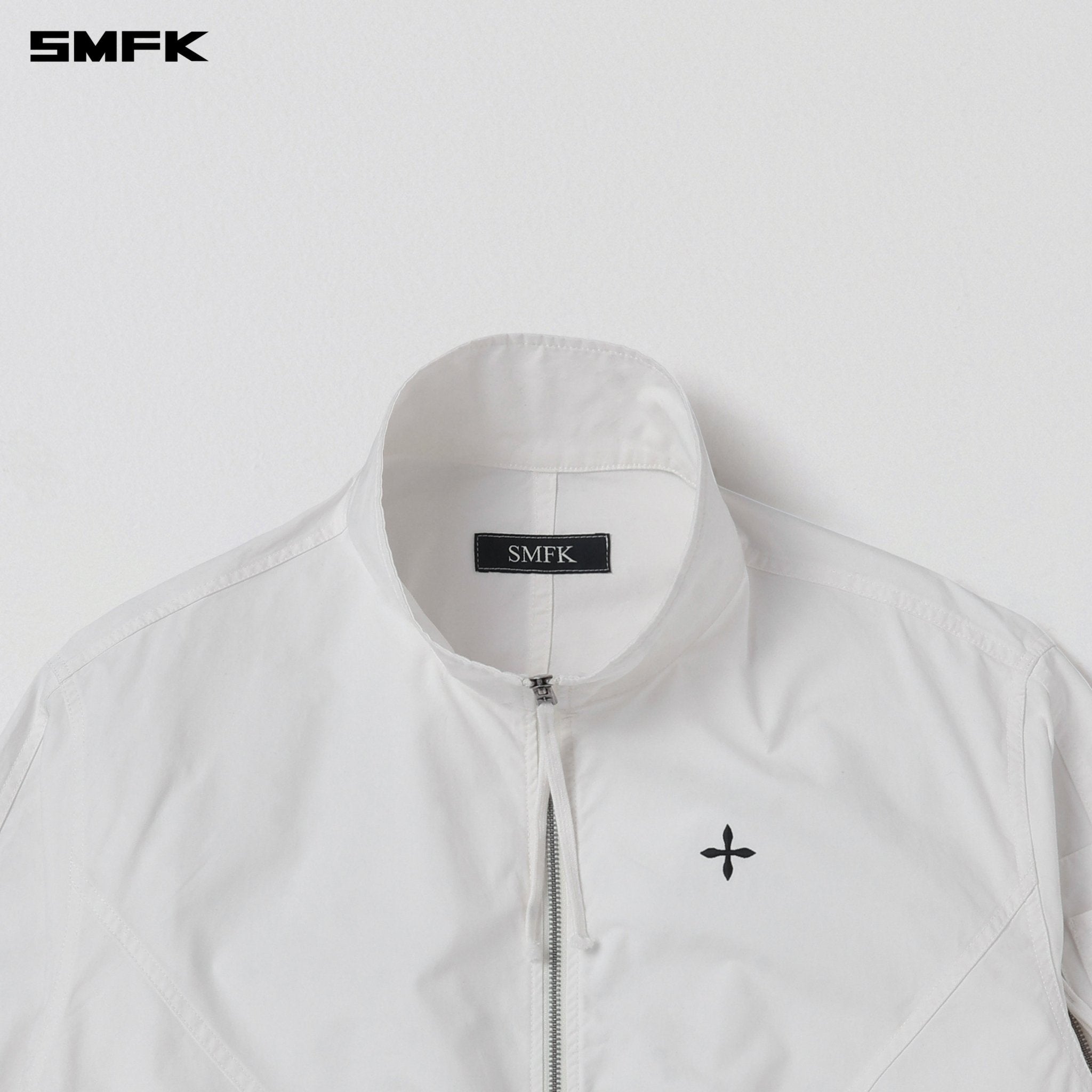 SMFK Vintage Vanish Traning Jacket In Cloud White | MADAX