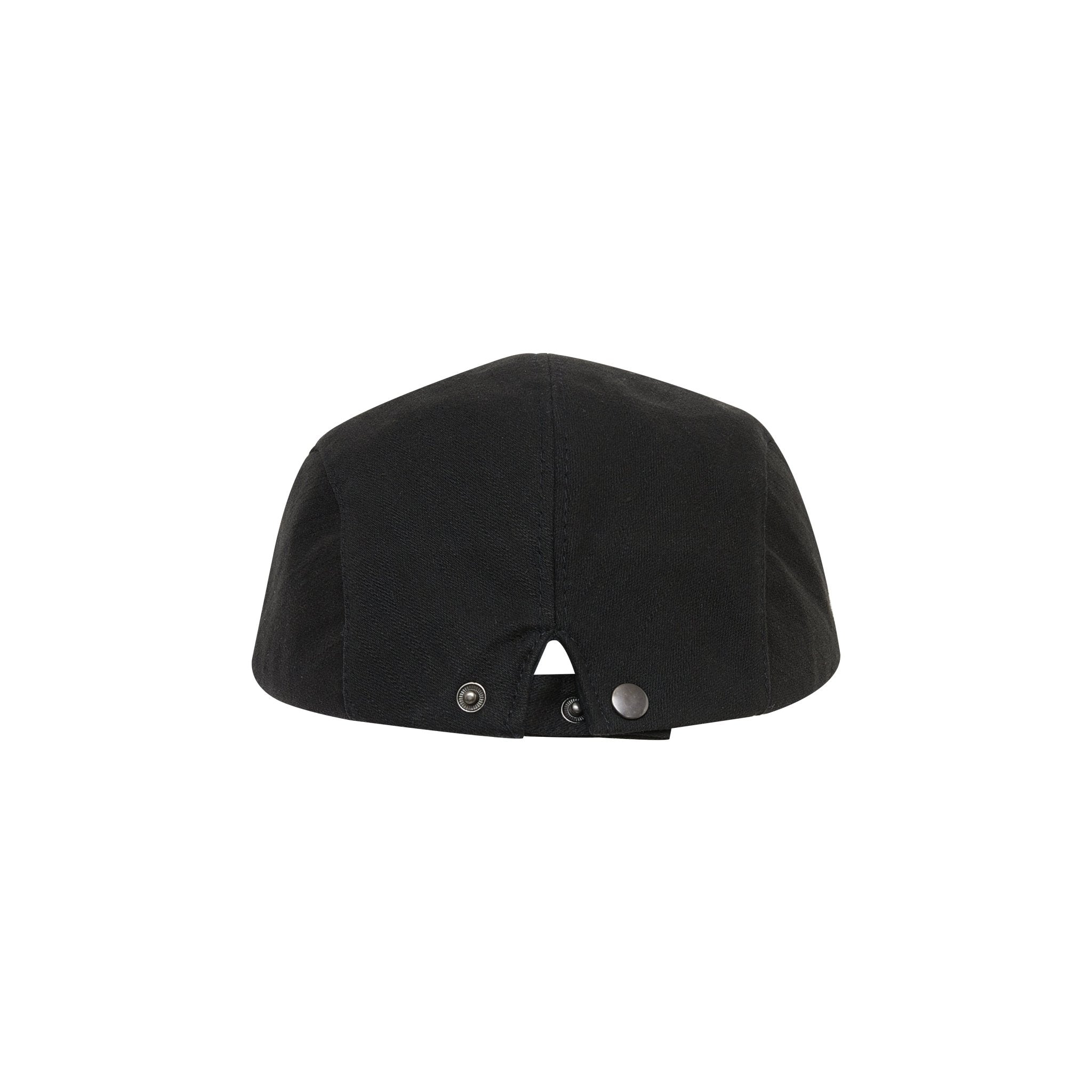 Maca Kaka Vivian Black Cotton - Linen Beret Hat | MADA IN CHINA