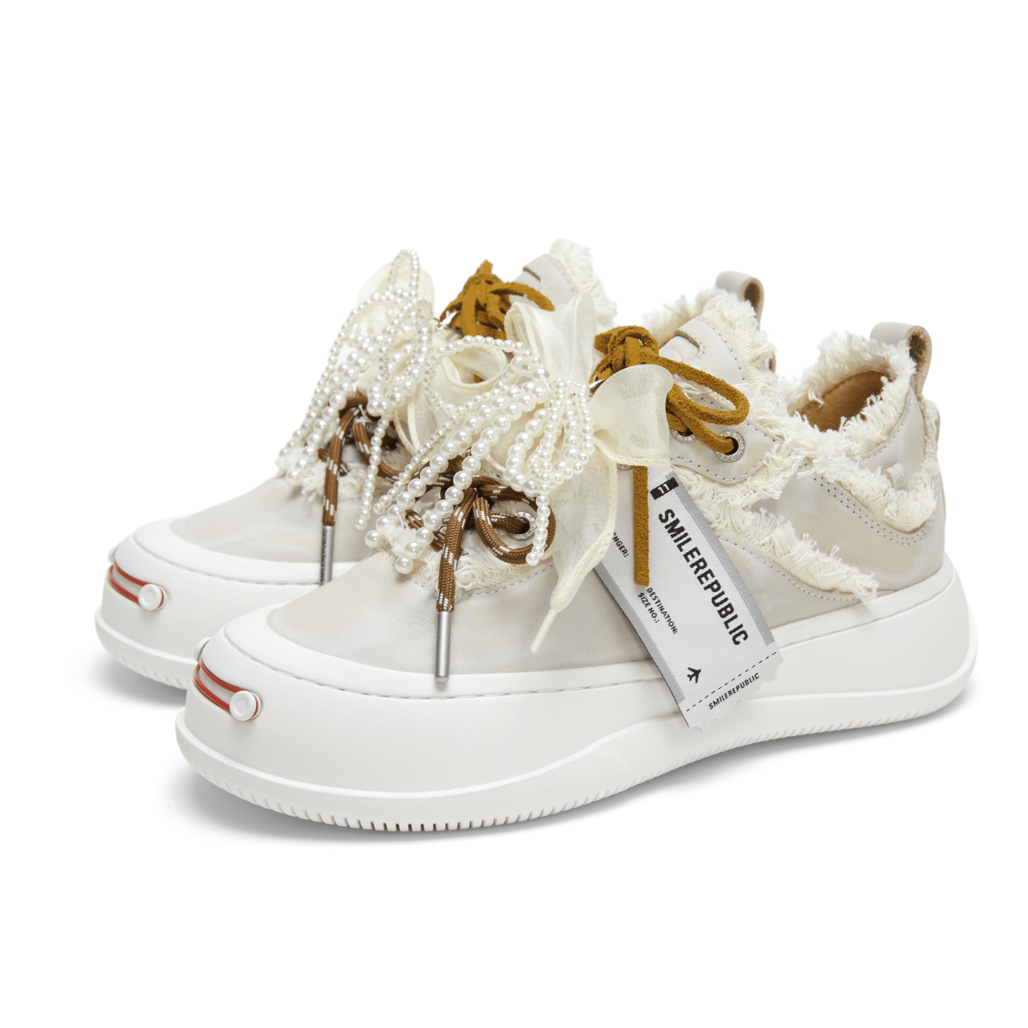 SMILEREPUBLIC Volcanic Ash Low - top Interchangeable Open - mouthed Platform Shoes | MADAX