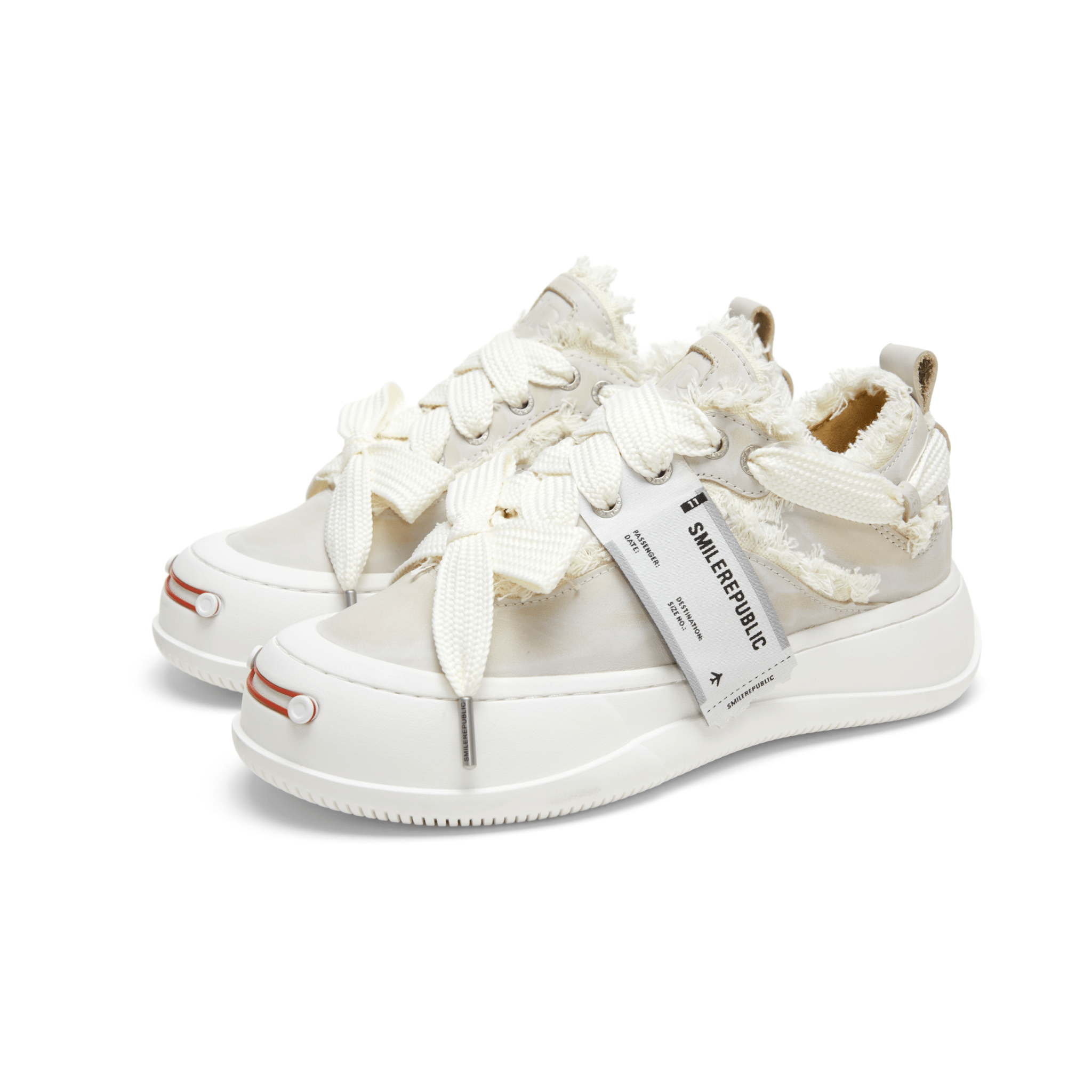 SMILEREPUBLIC Volcanic Ash Low - top Interchangeable Open - mouthed Platform Shoes | MADAX