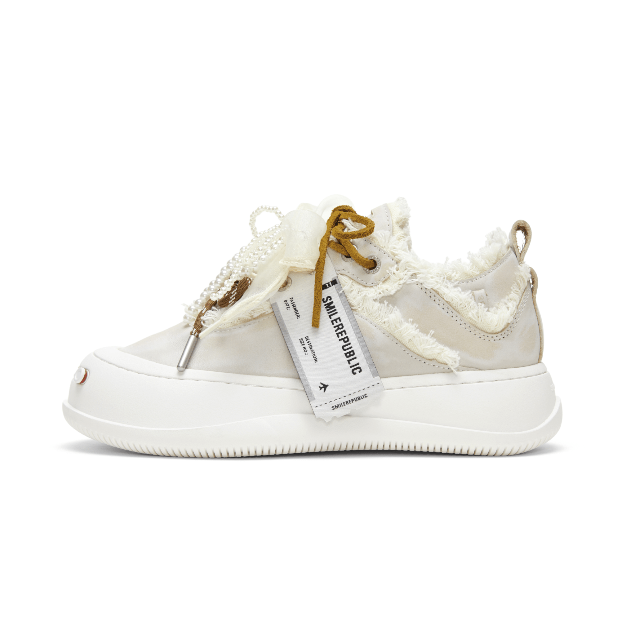 SMILEREPUBLIC Volcanic Ash Low - top Interchangeable Open - mouthed Platform Shoes | MADAX