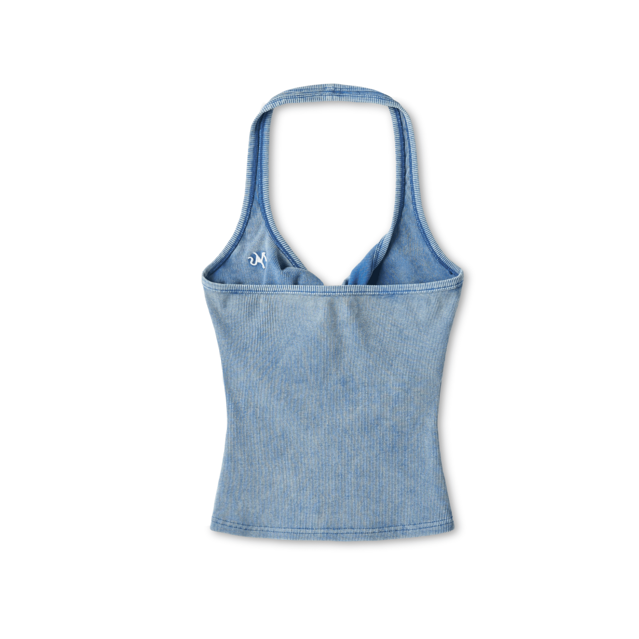NAWS Volcano Halter Tank Top in Blue | MADAX