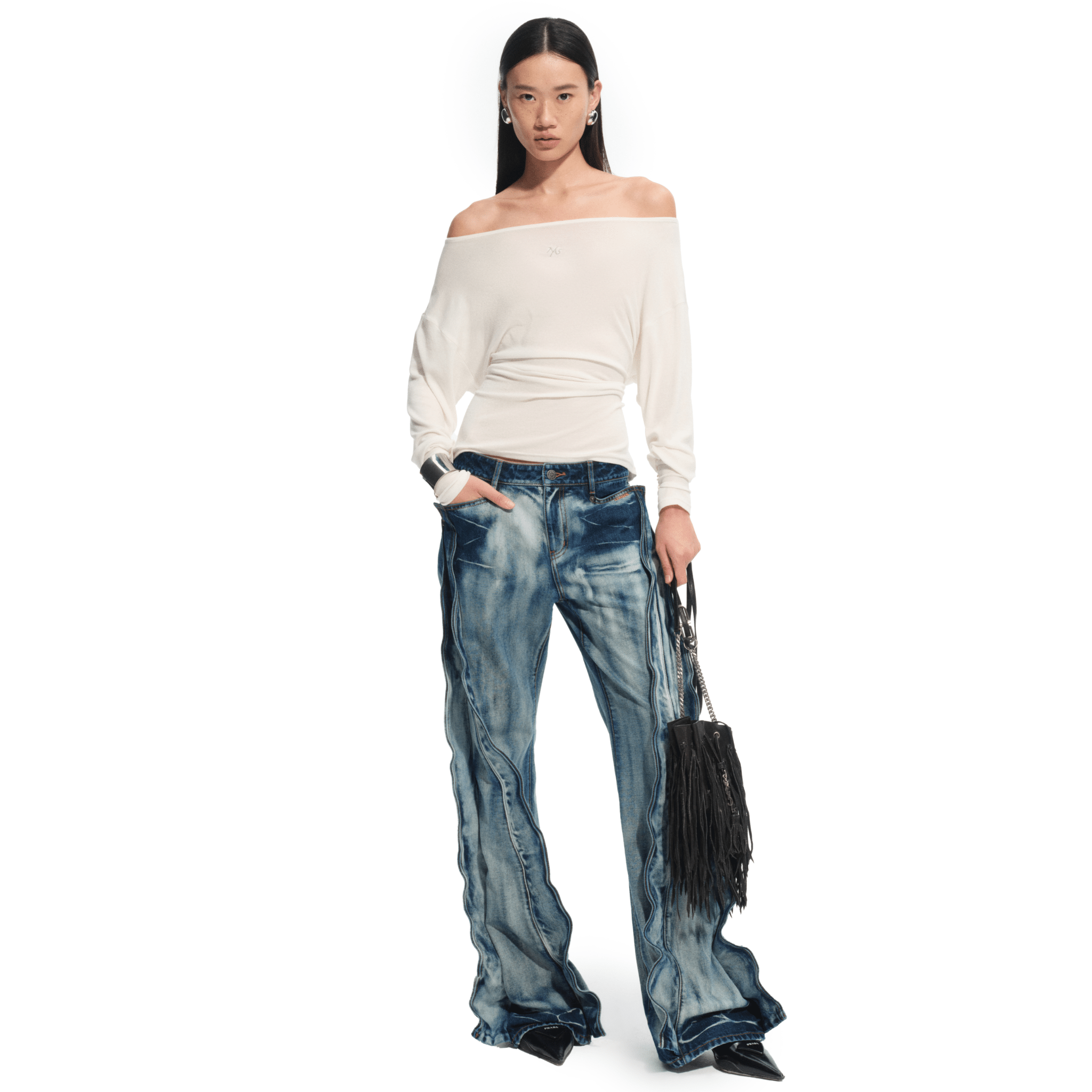 NAWS Volcano Straight Jeans in Blue | MADAX