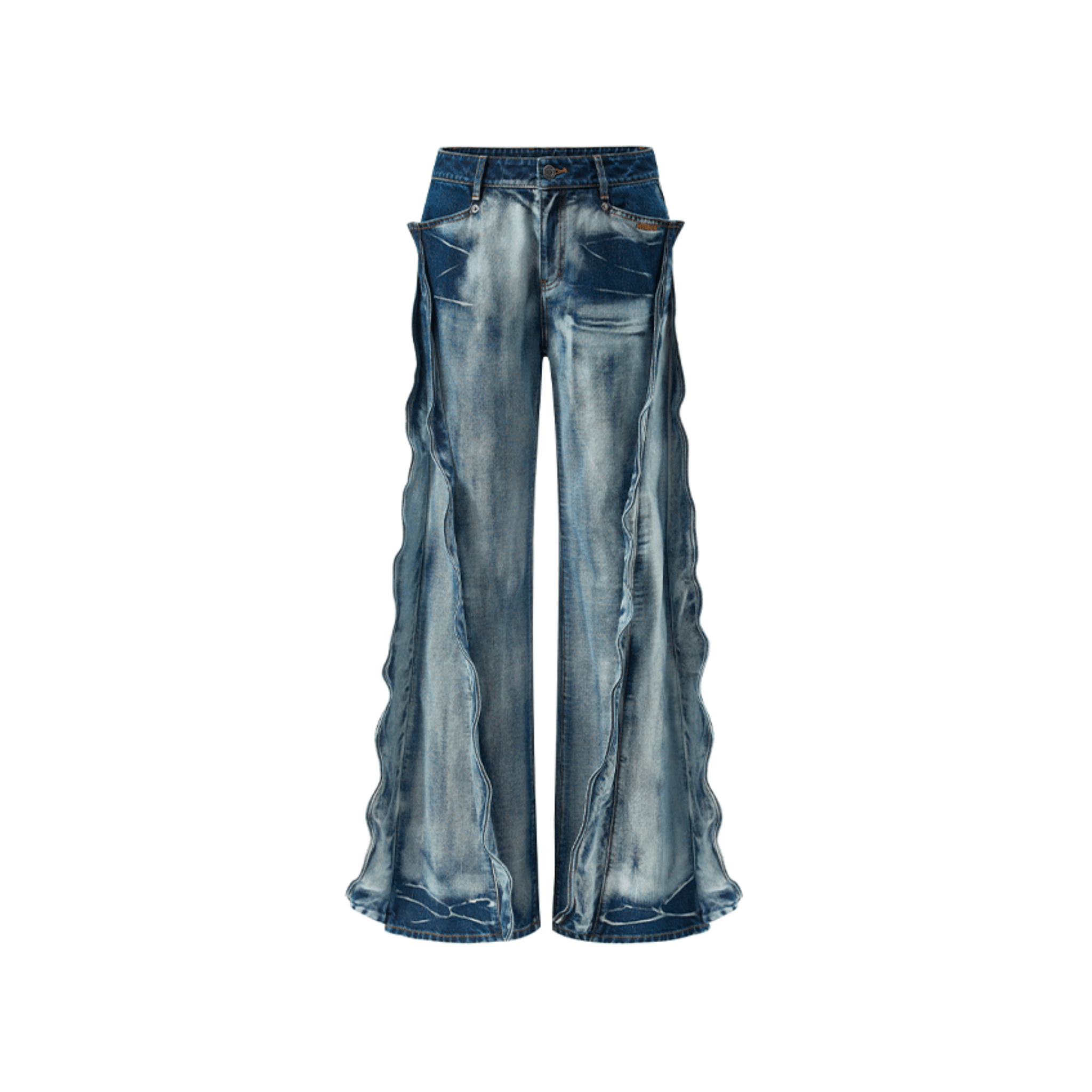 NAWS Volcano Straight Jeans in Blue | MADAX