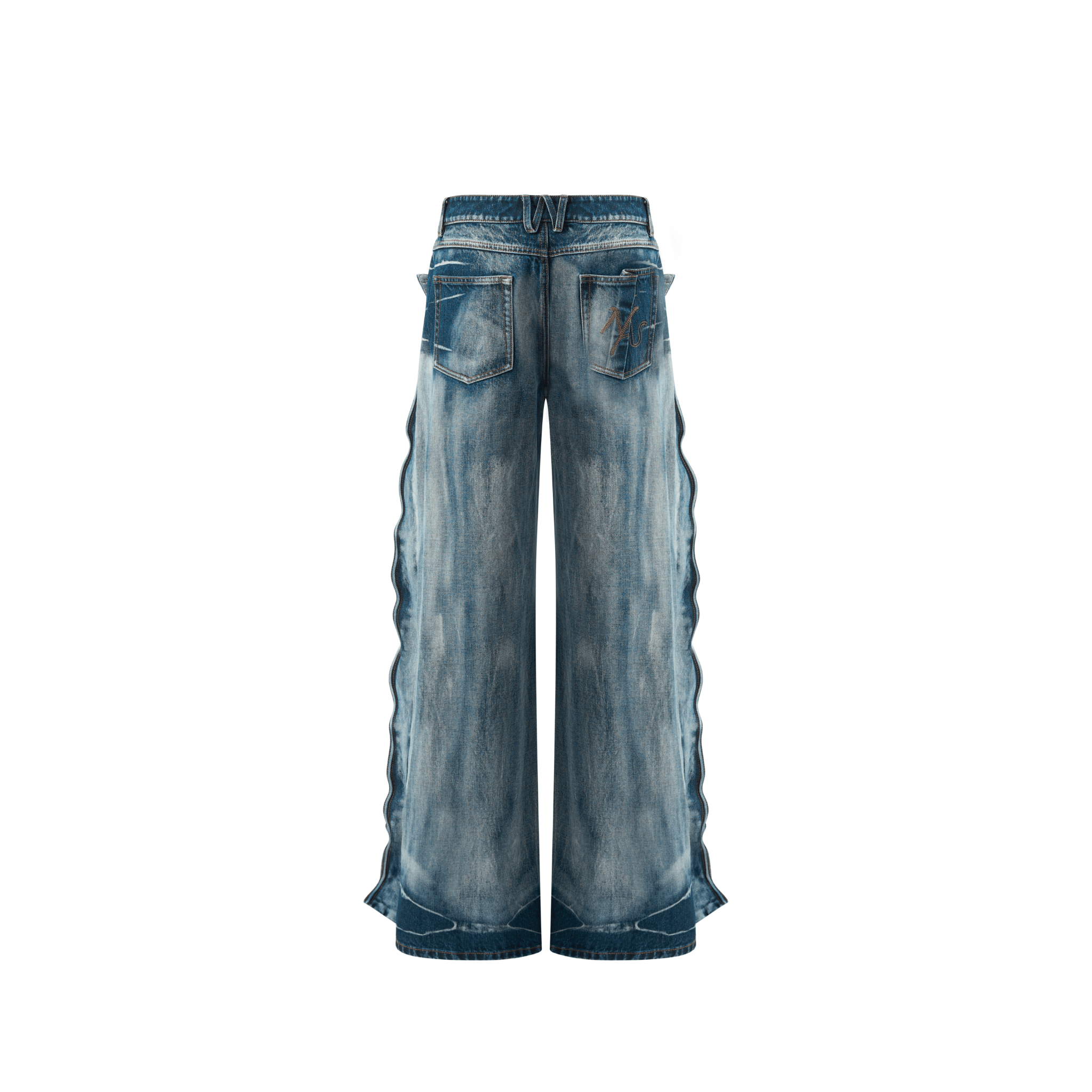 NAWS Volcano Straight Jeans in Blue | MADAX