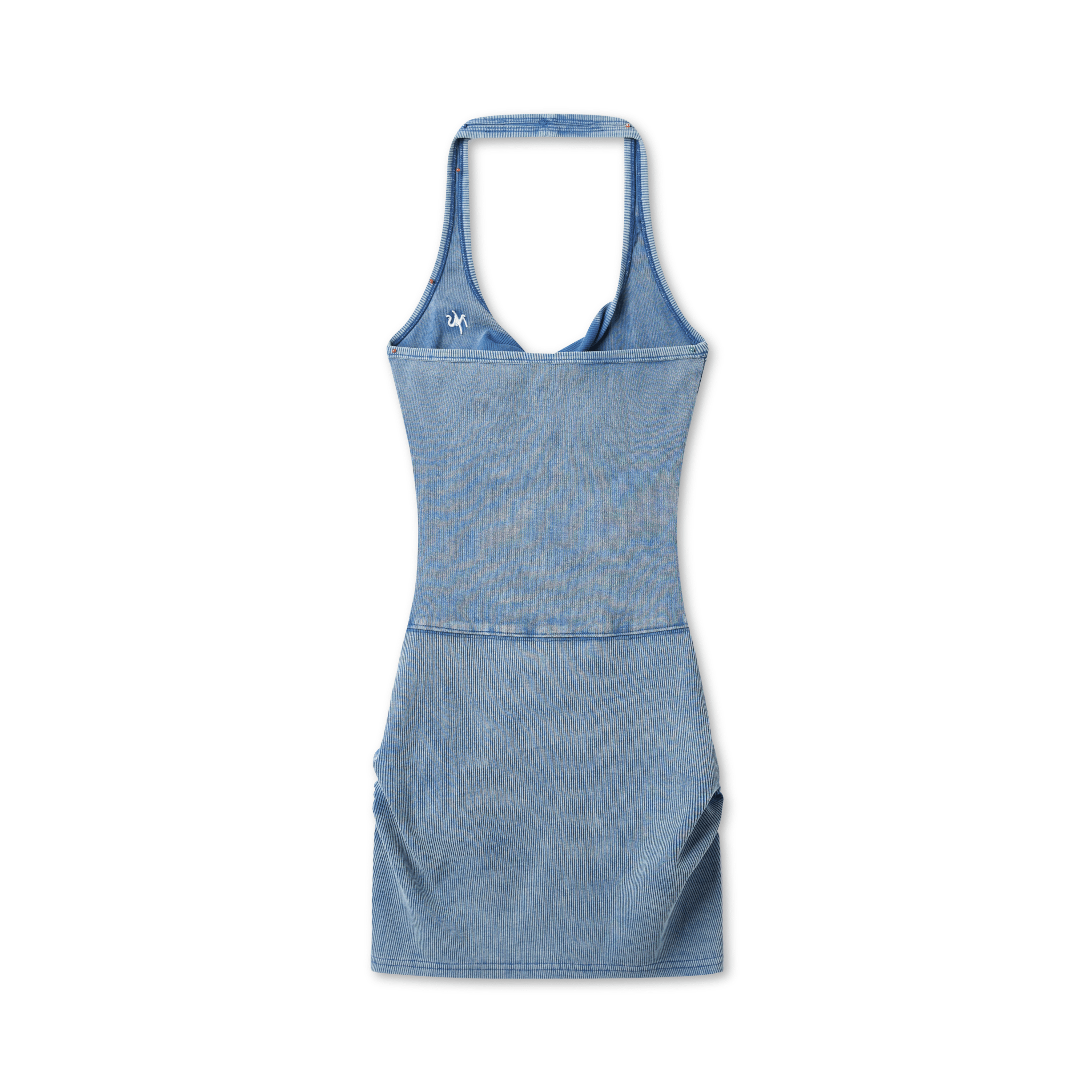 NAWS Volcano Strapless Dress in Blue | MADAX