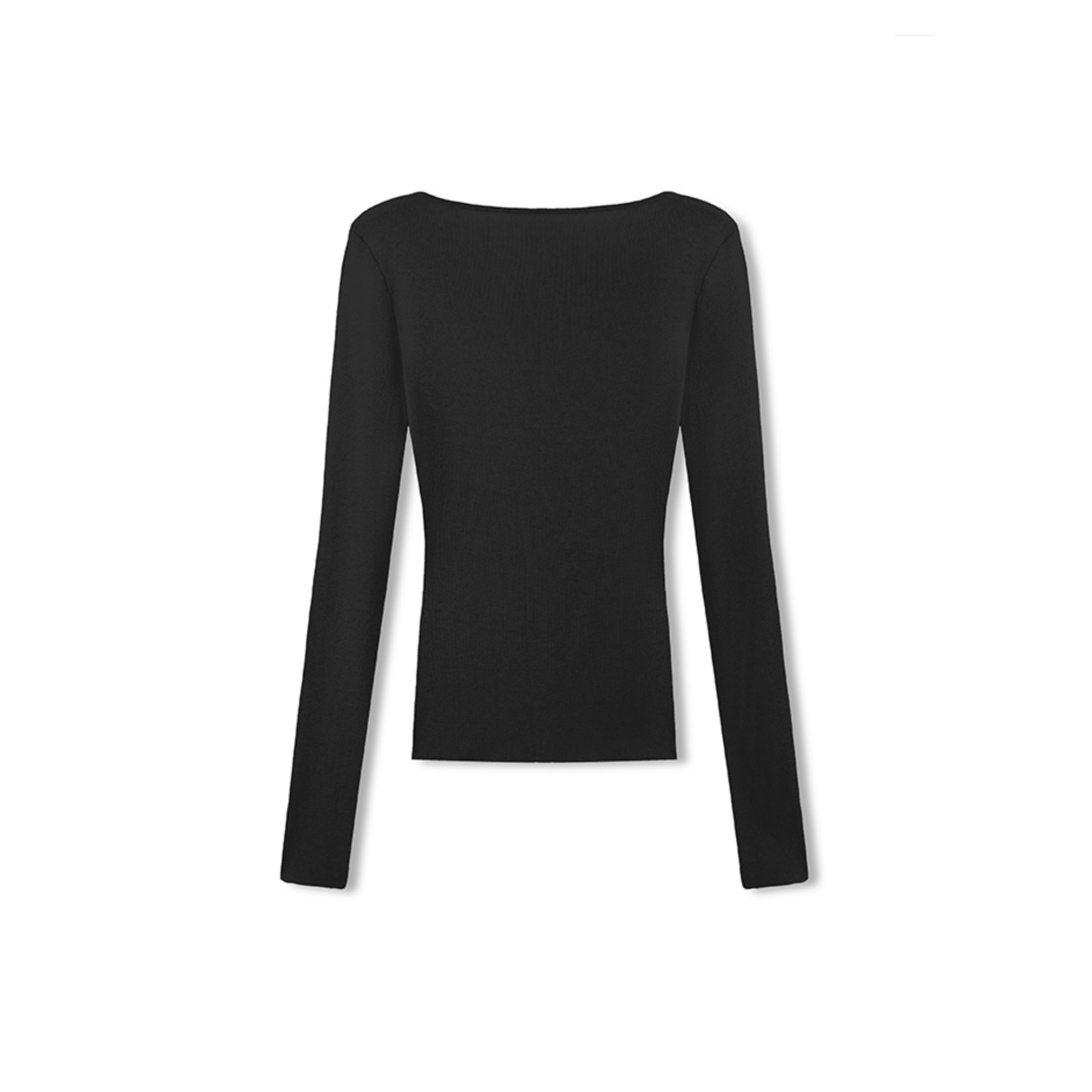 NAWS Waterfall Knit Top in Black and White | MADAX