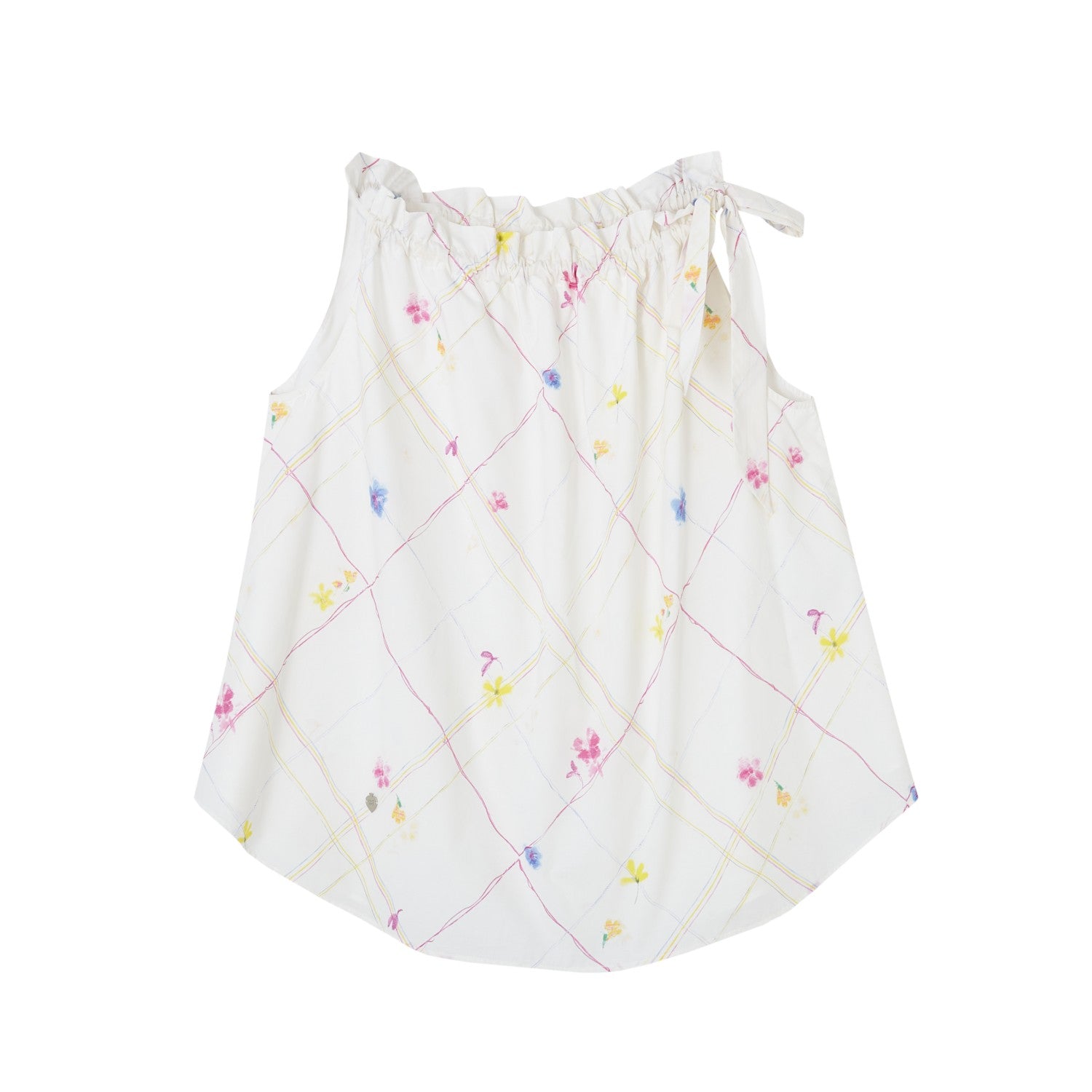 SOMESOWE Wave Hip - Hip Style Halter Neck Top In Flower Pattern | MADAX