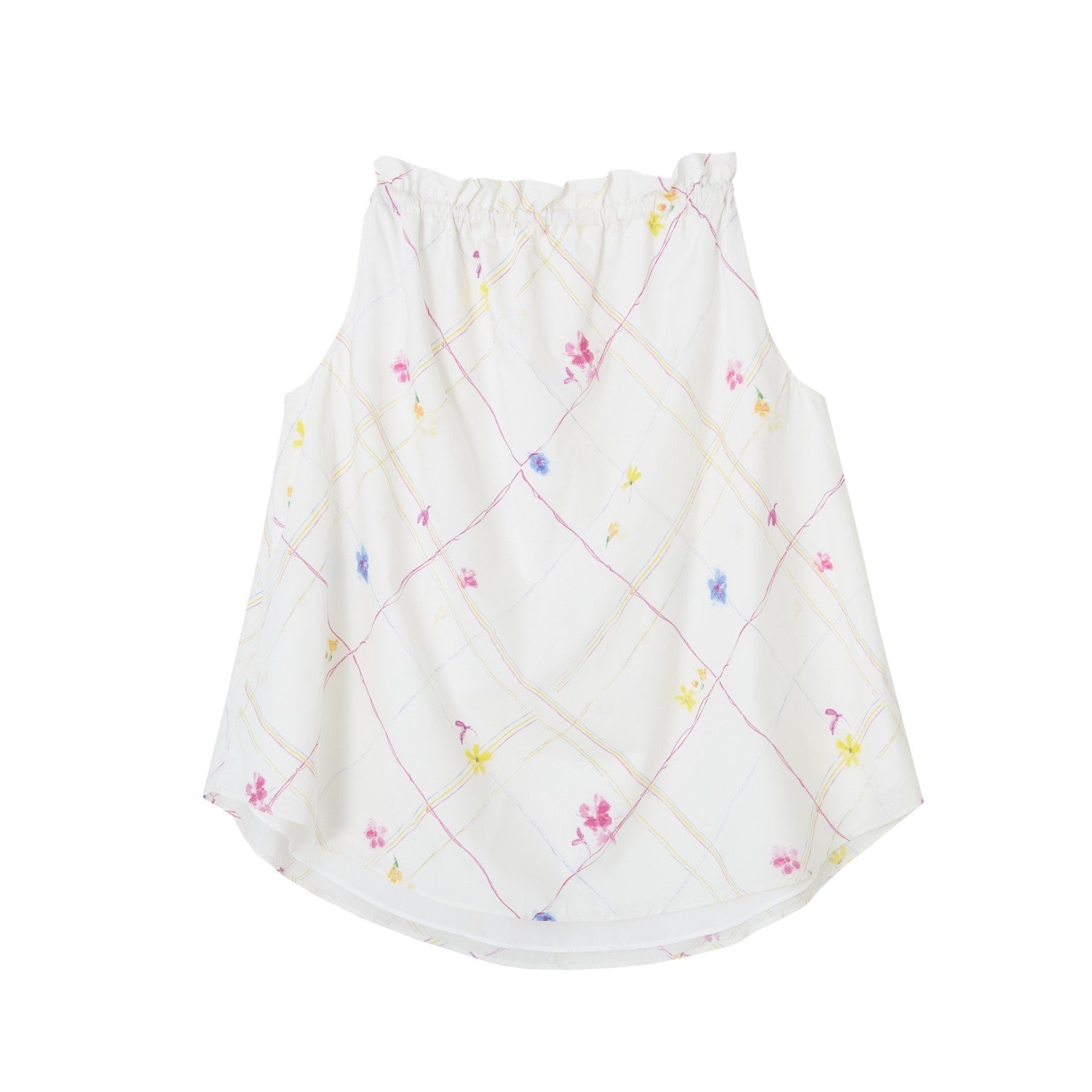 SOMESOWE Wave Hip - Hip Style Halter Neck Top In Flower Pattern | MADAX