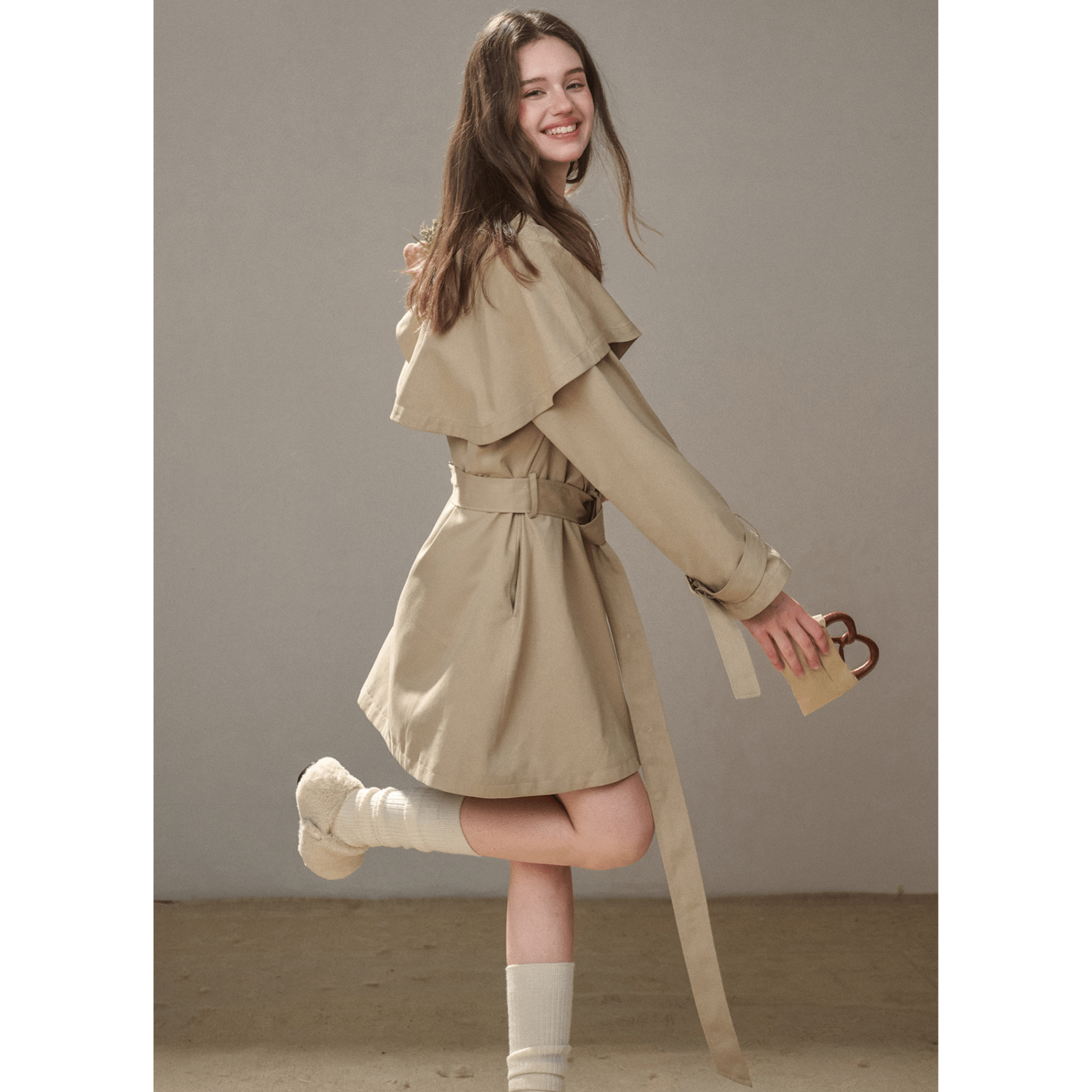 Group of Universe "Wear a Comfortable Coat" Windbreaker in Brown | MADAX