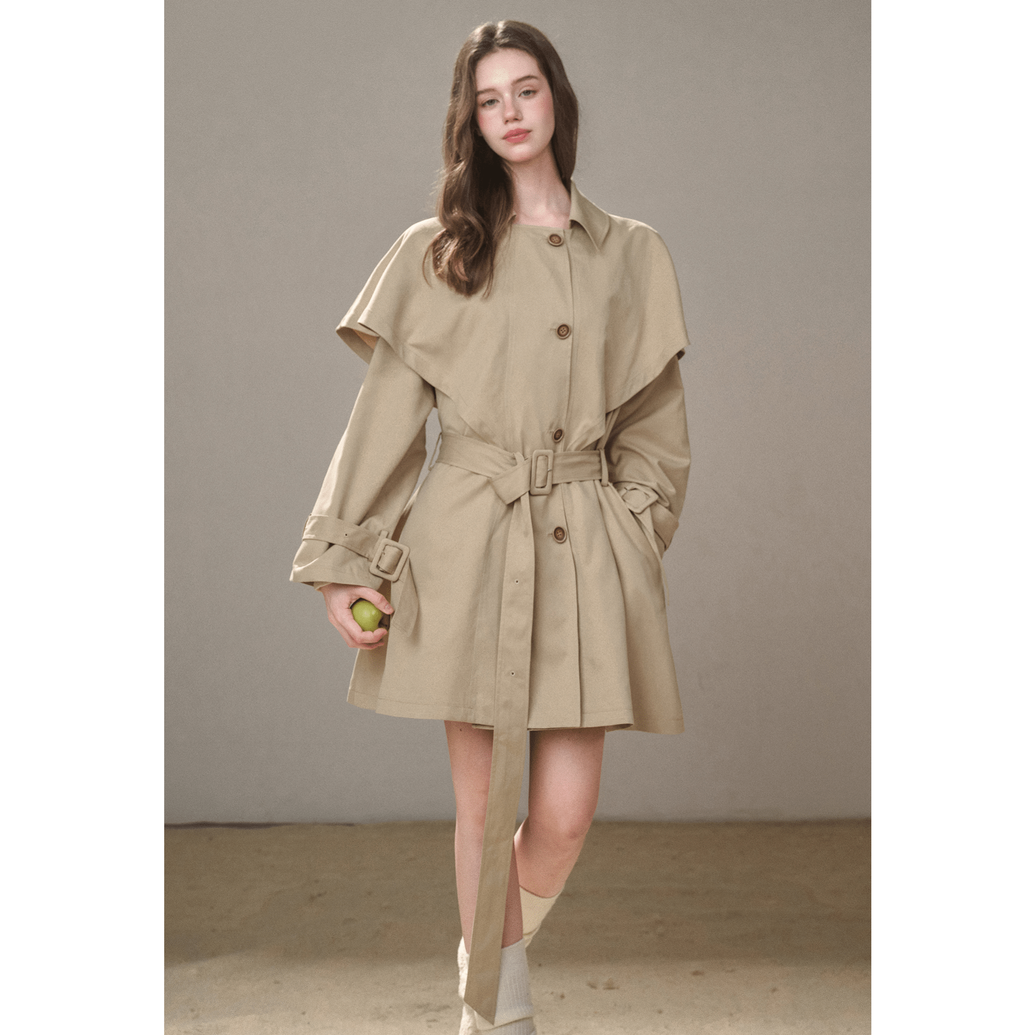 Group of Universe "Wear a Comfortable Coat" Windbreaker in Brown | MADAX