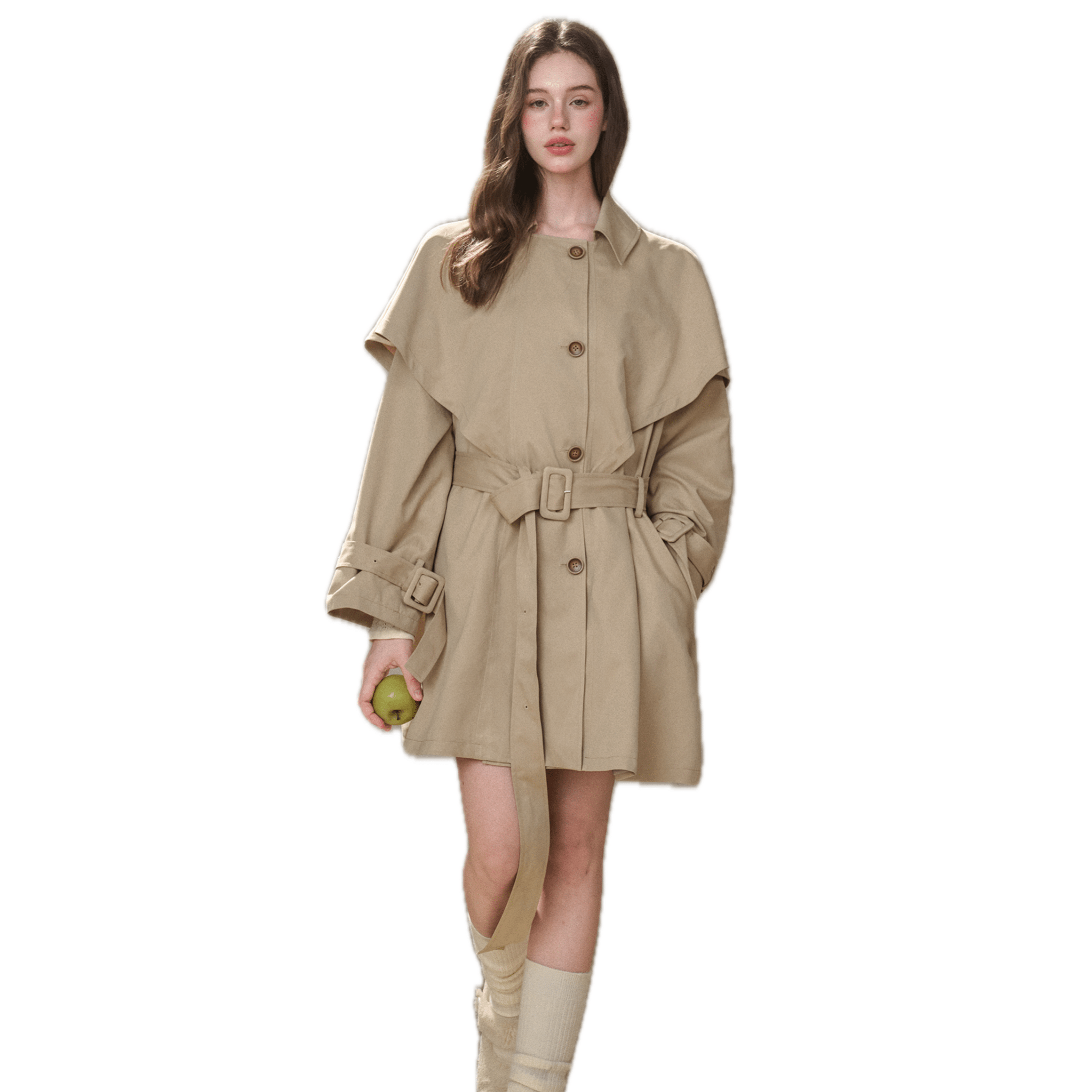 Group of Universe "Wear a Comfortable Coat" Windbreaker in Brown | MADAX