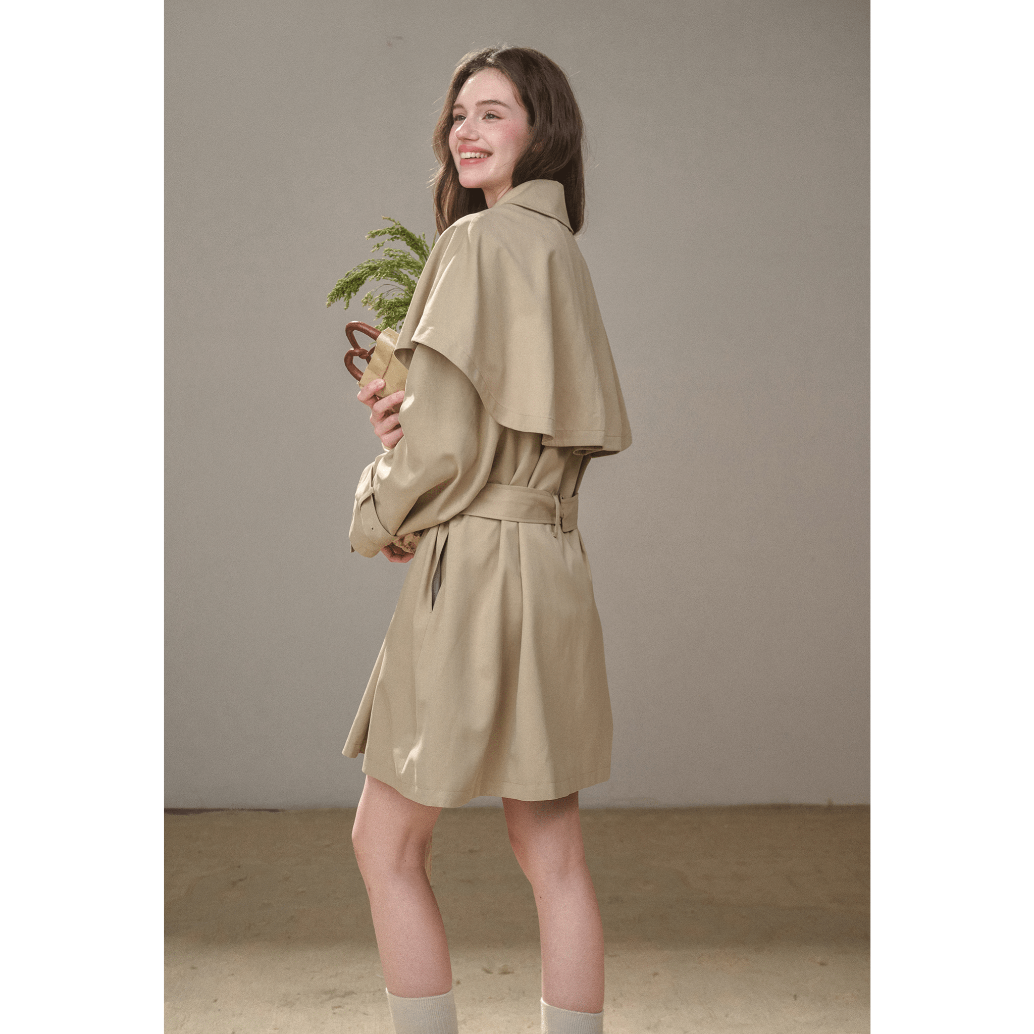 Group of Universe "Wear a Comfortable Coat" Windbreaker in Brown | MADAX