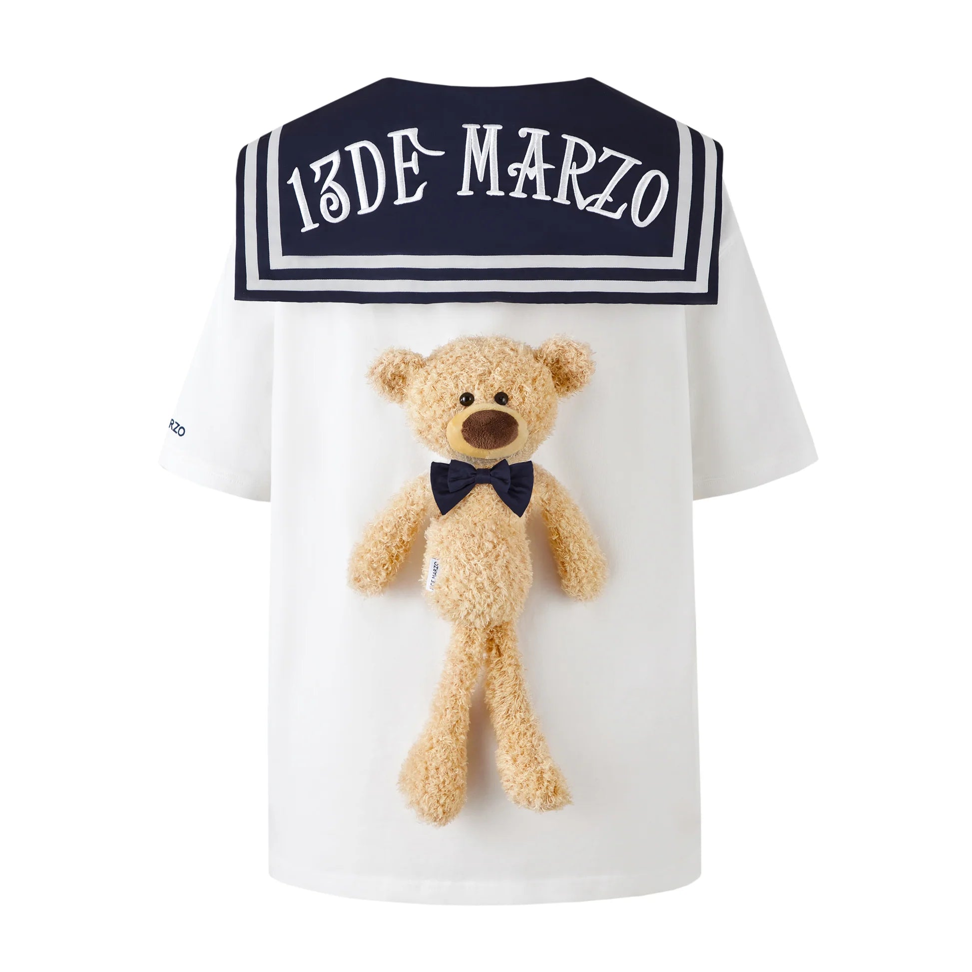 13DE MARZO White Bear Sailor T - shirt | MADA IN CHINA