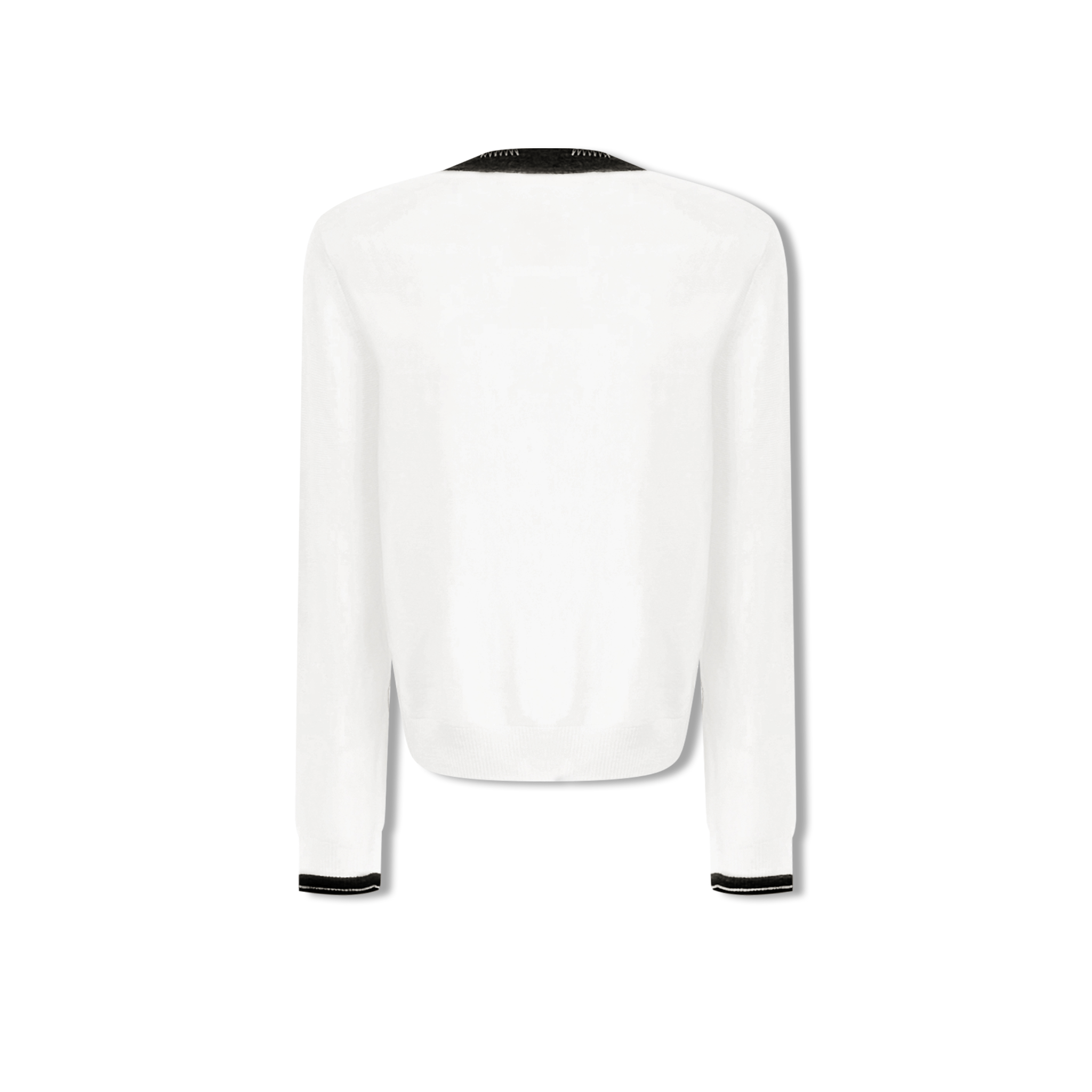 AIMME SPARROW White Cute Hanging Knitted Cardigan | MADAX