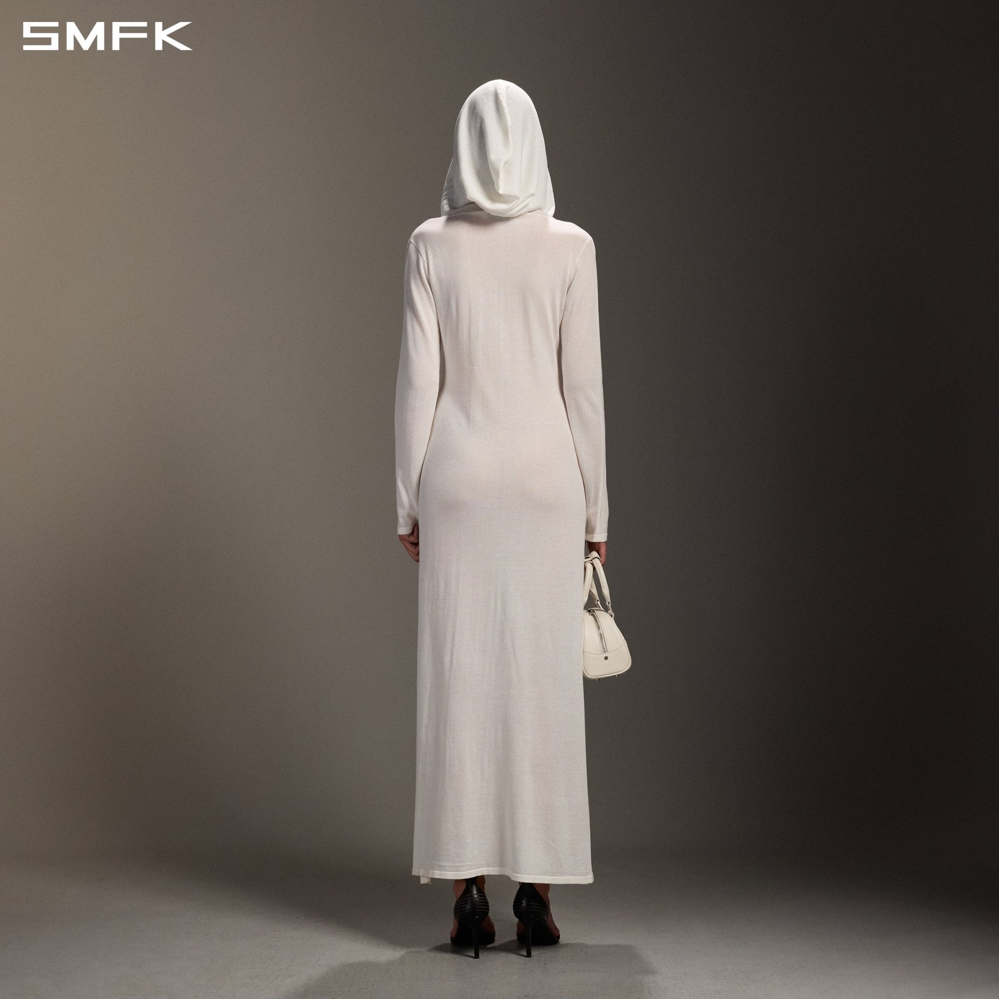 SMFK White Hoodie and Long Skirt | MADAX