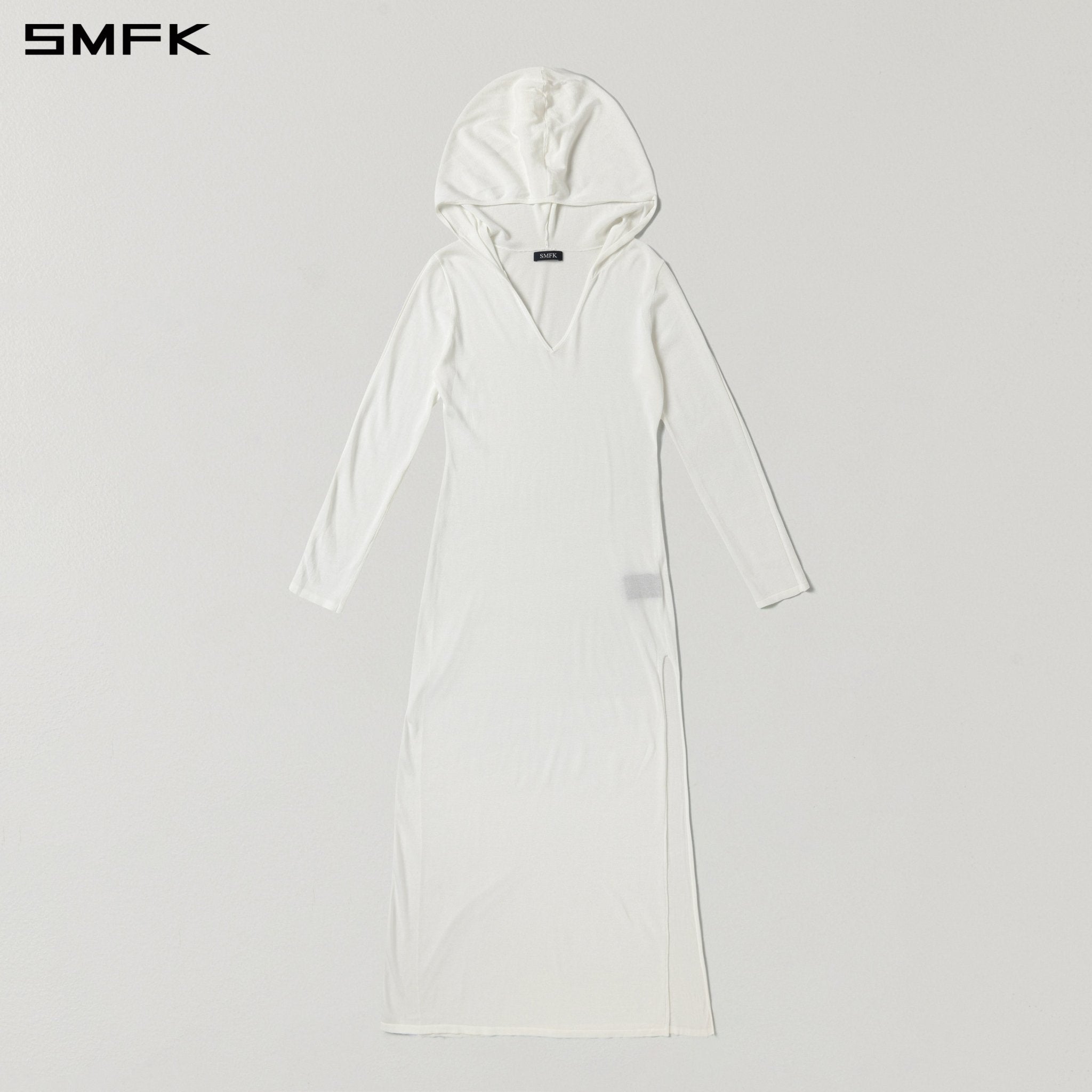 SMFK White Hoodie and Long Skirt | MADAX