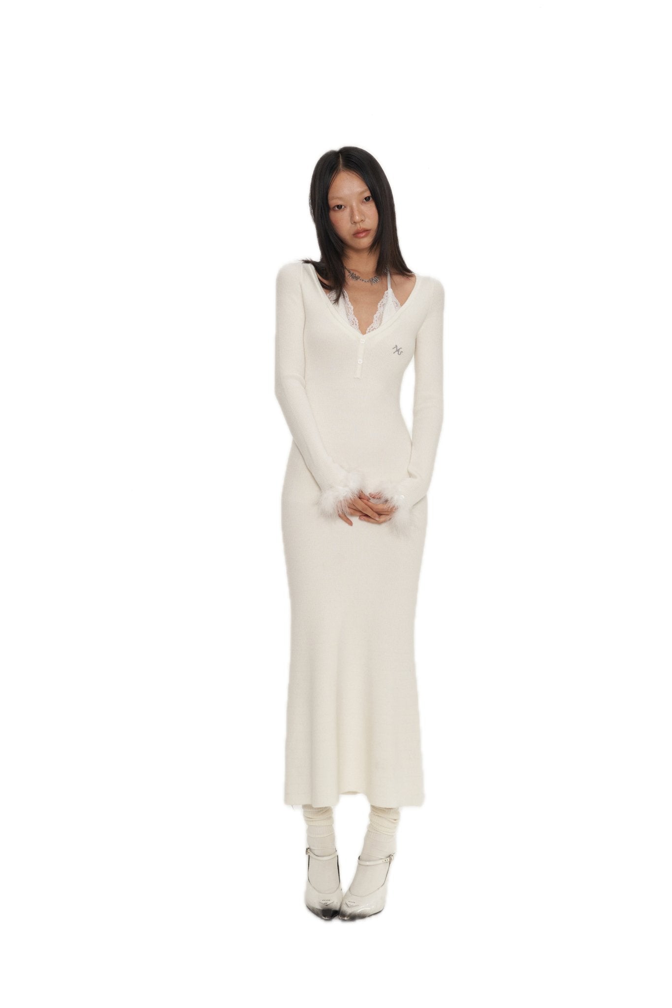 NAWS White Mermaid Classical Dress | MADAX