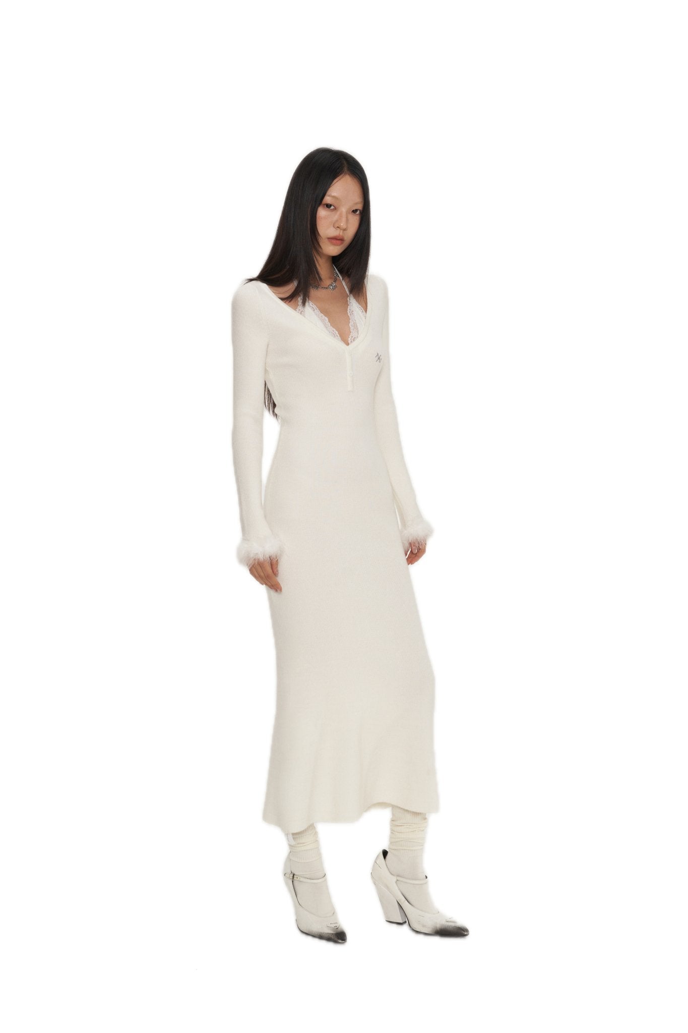 NAWS White Mermaid Classical Dress | MADAX