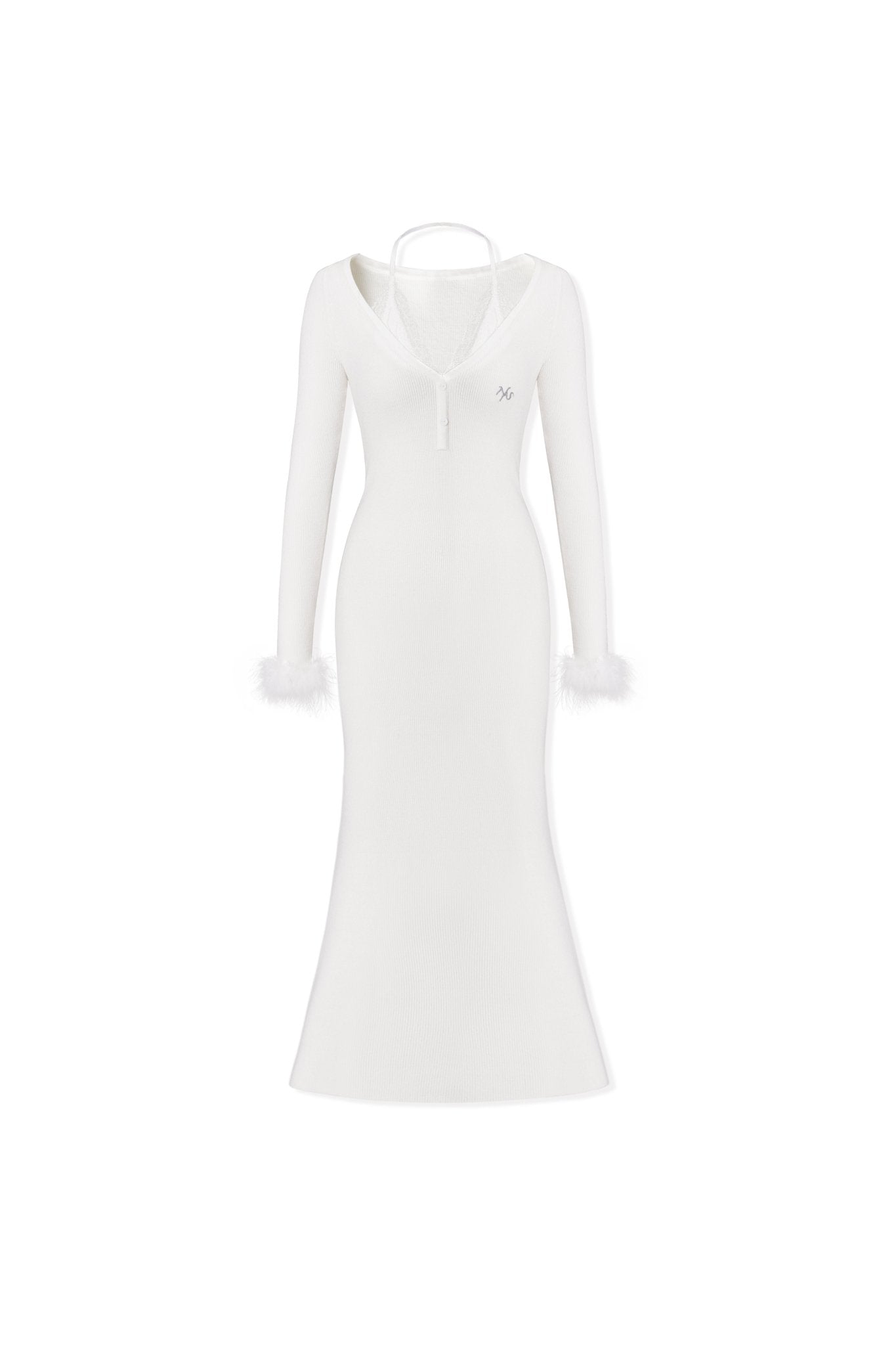 NAWS White Mermaid Classical Dress | MADAX