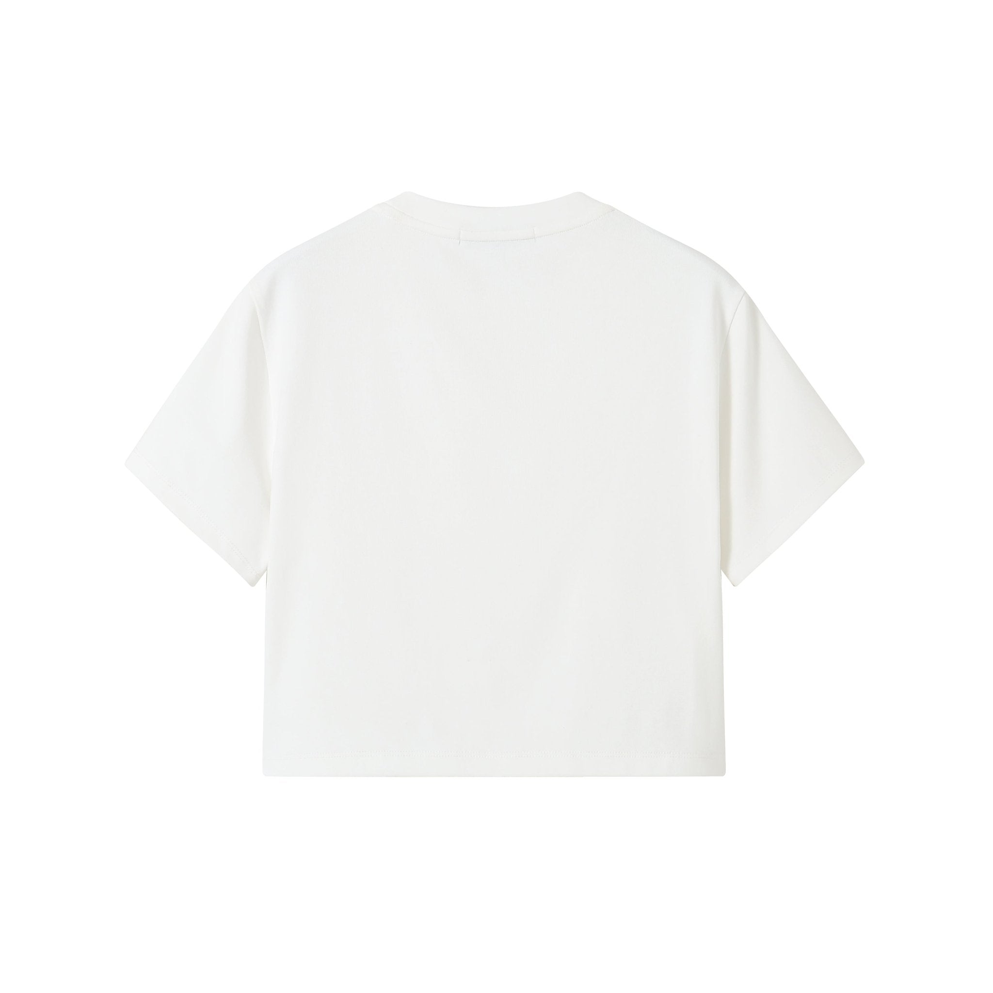 SOMESOWE White Origami Short-sleeved Top | MADA IN CHINA