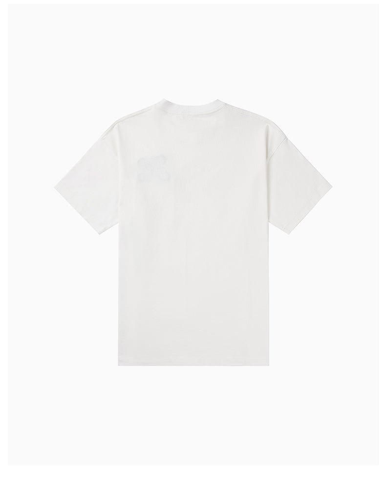 CHARLIE LUCIANO White Papa Panda Short Sleeve T - Shirt | MADA IN CHINA