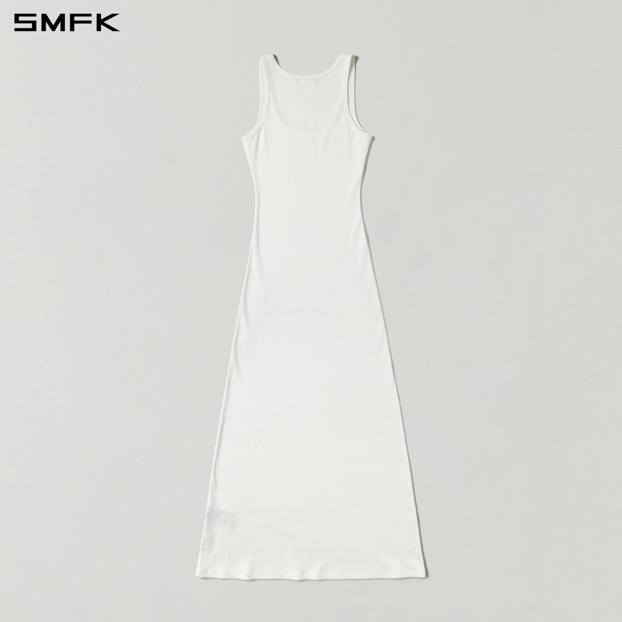SMFK White Silk Vest Dress | MADAX
