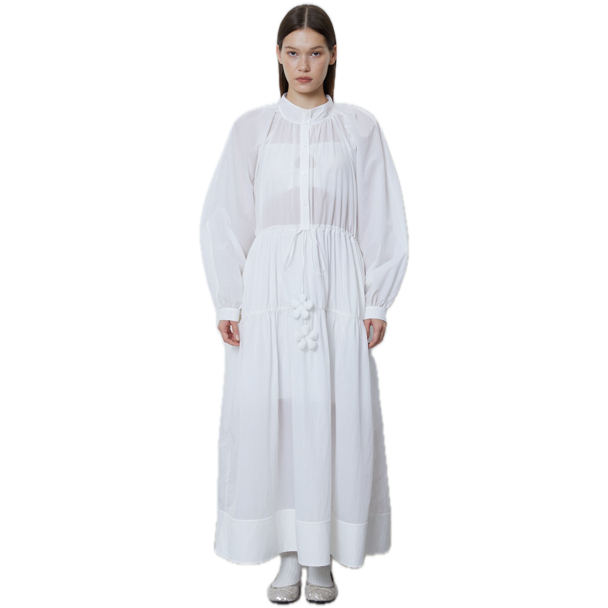 FENGYI TAN White Sun Protective Dress | MADA IN CHINA