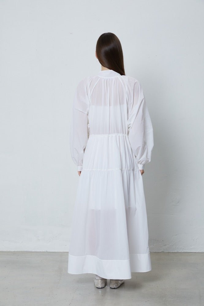 FENGYI TAN White Sun Protective Dress | MADA IN CHINA