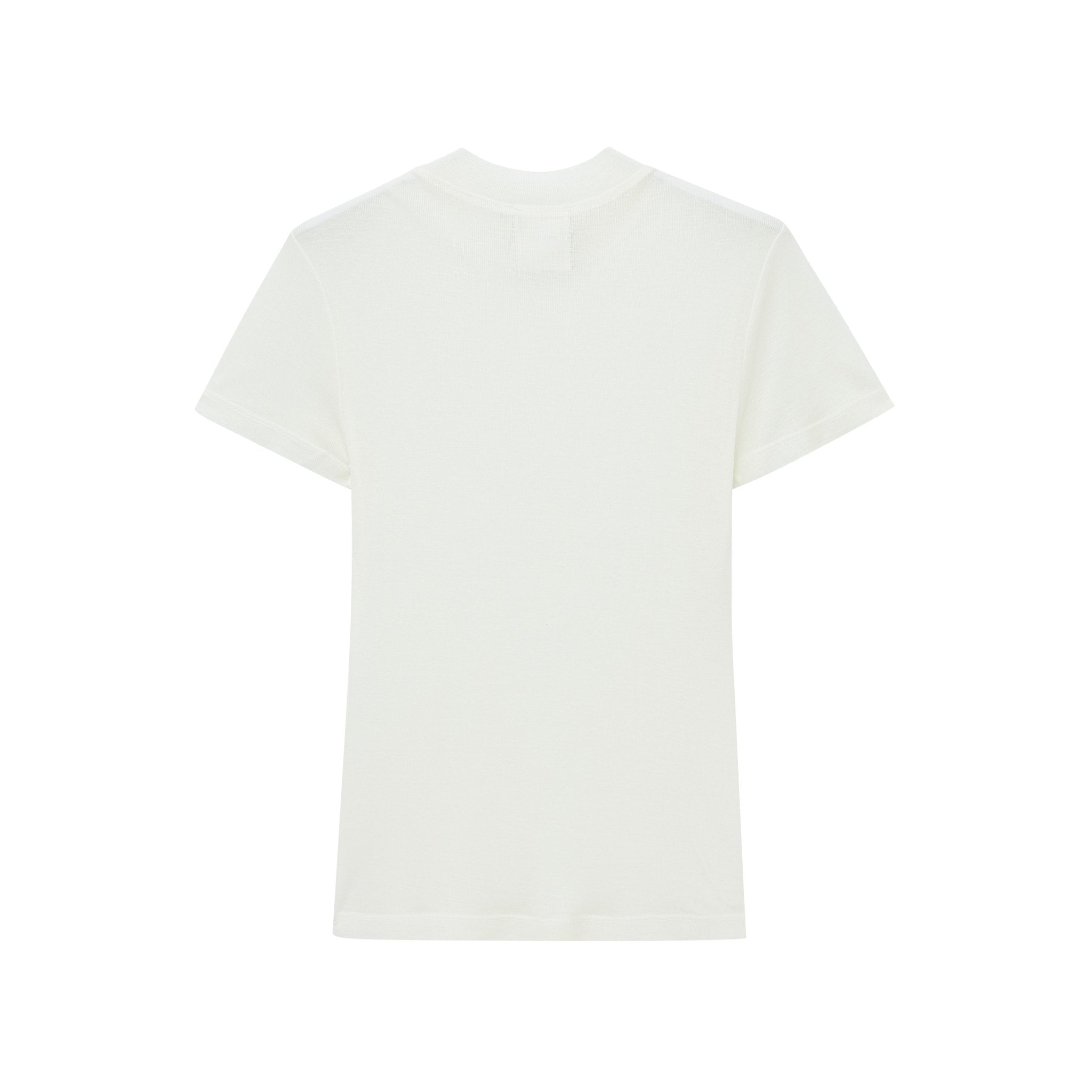 Maca Kaka White Wool Short - sleeved Top | MADA IN CHINA