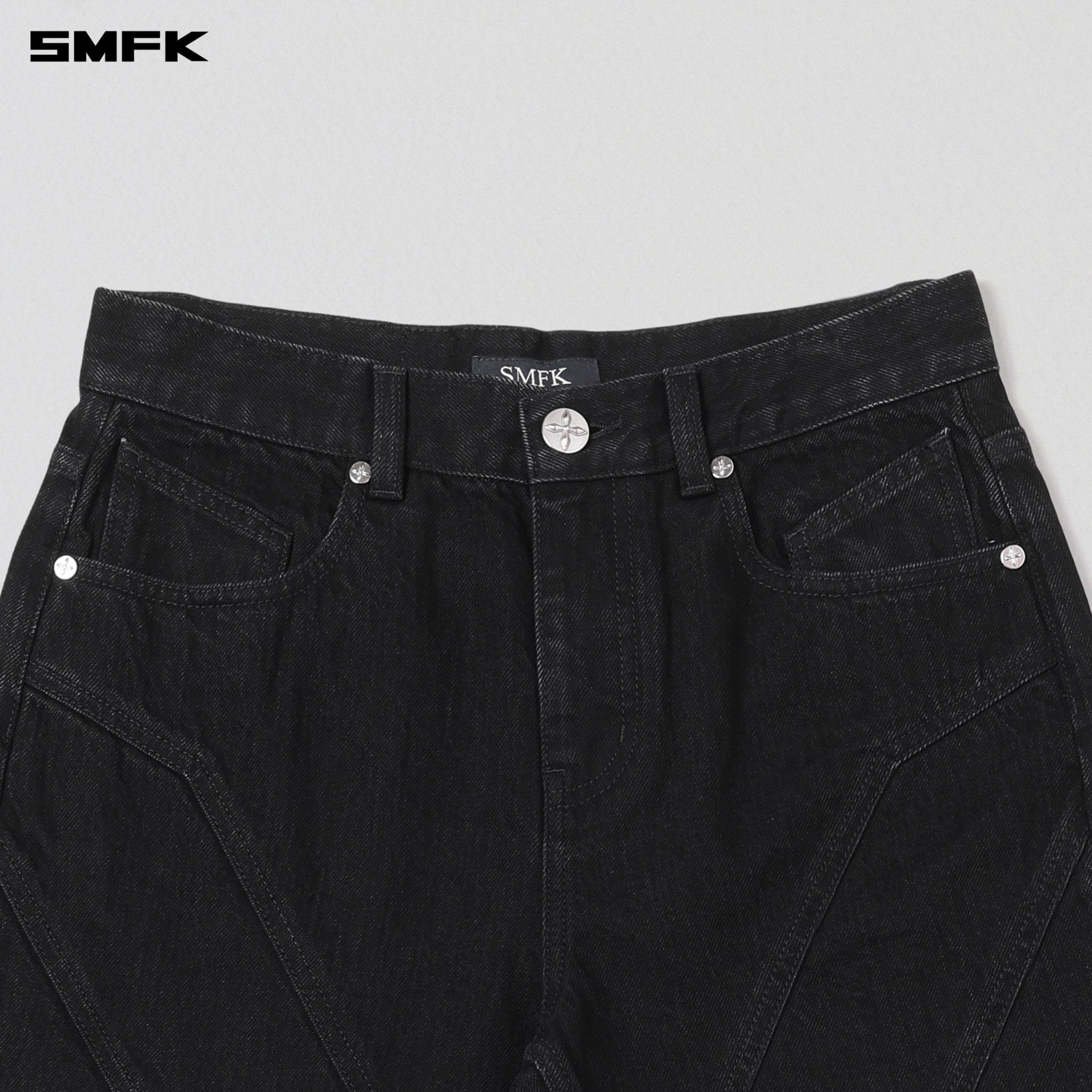 SMFK Wild Mirage Hurricane Denim Pants In Wild Black | MADAX