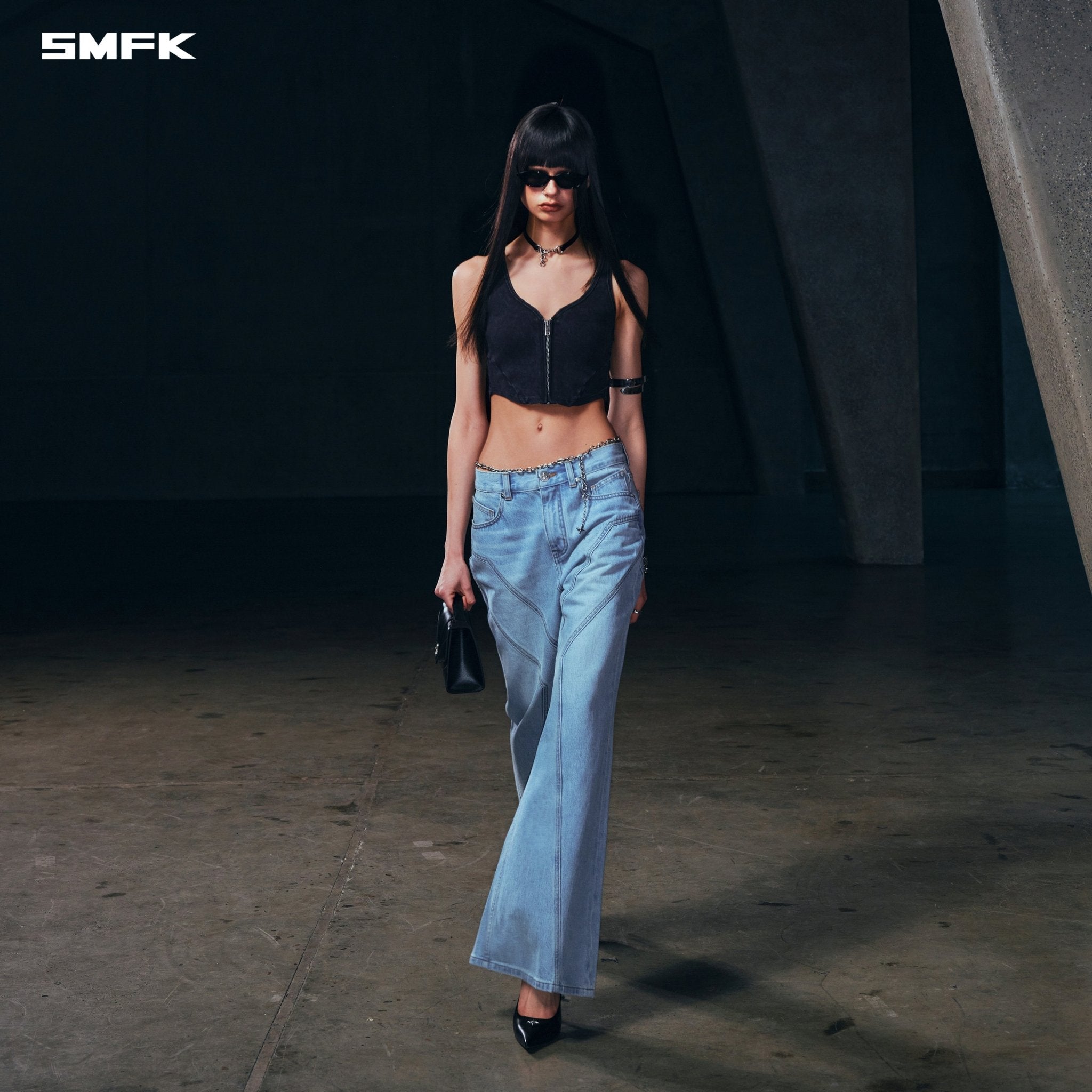 SMFK Wild Mirage Hurricane Denim Pants In Wild Sky Blue | MADAX