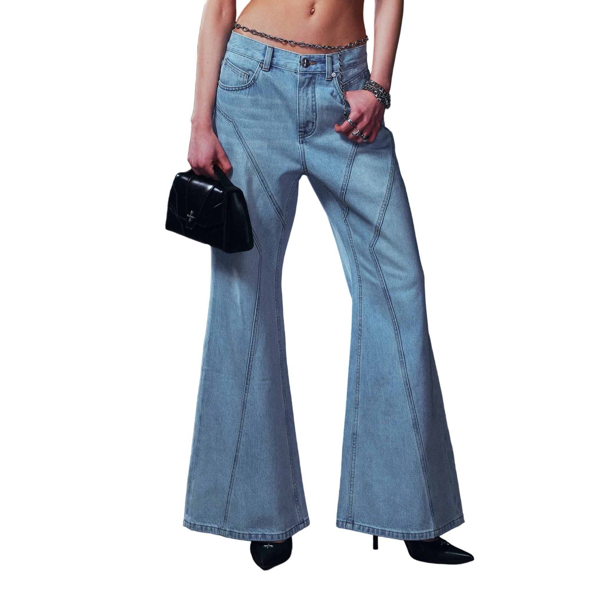 SMFK Wild Mirage Hurricane Denim Pants In Wild Sky Blue | MADAX