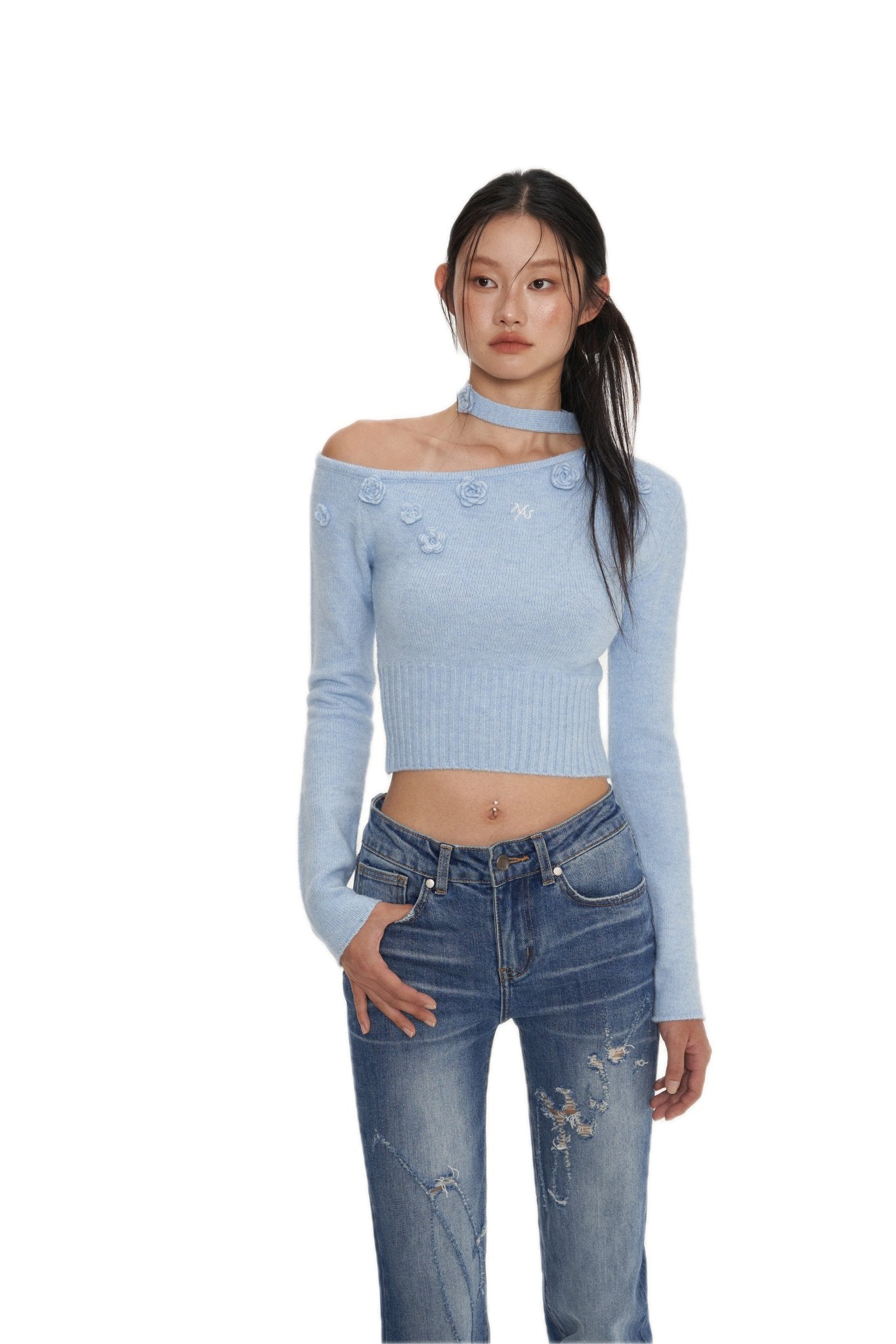 NAWS Wild Rose Knit Top Set | MADAX