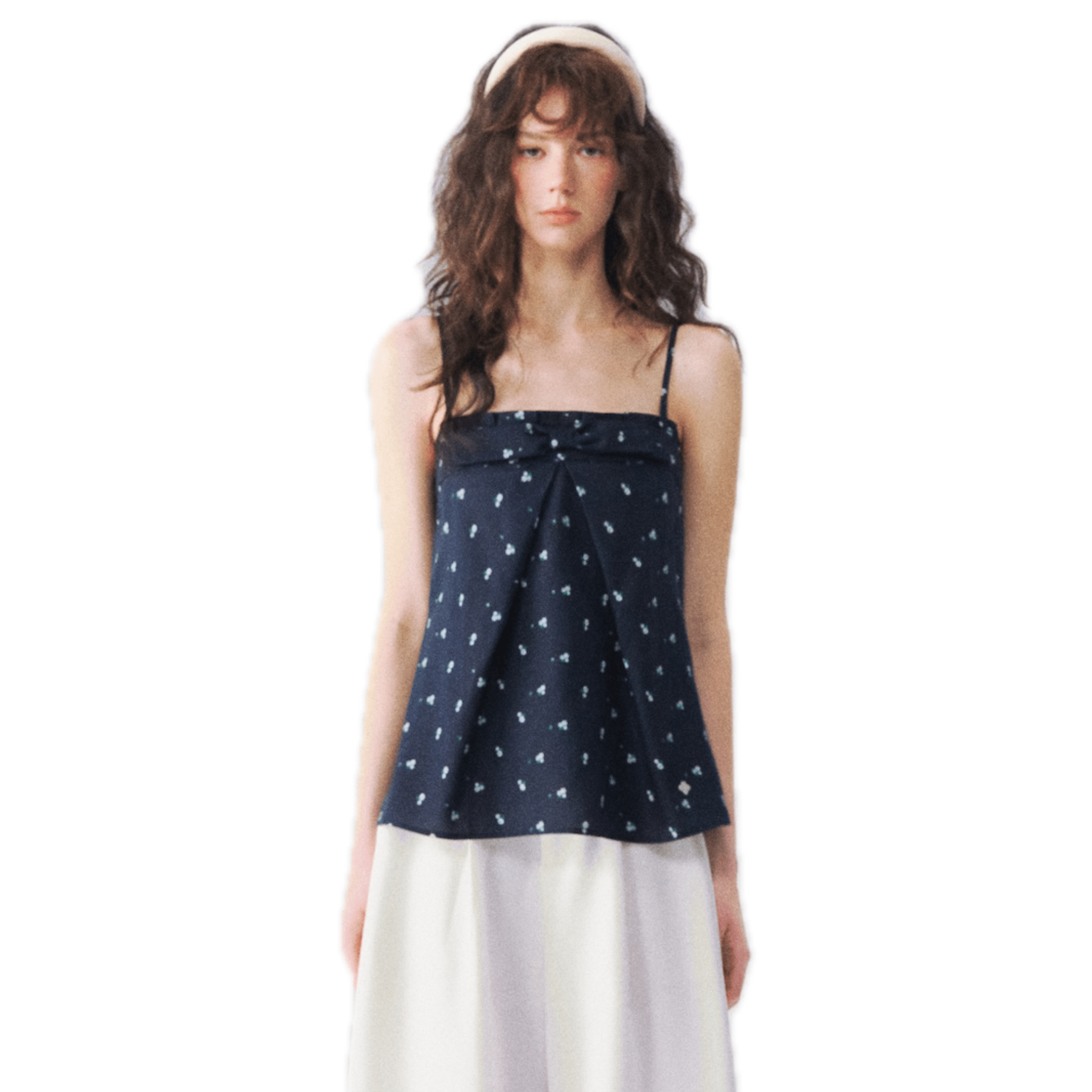 SOMESOWE Wildflower Narrative Camisole in Blue | MADAX