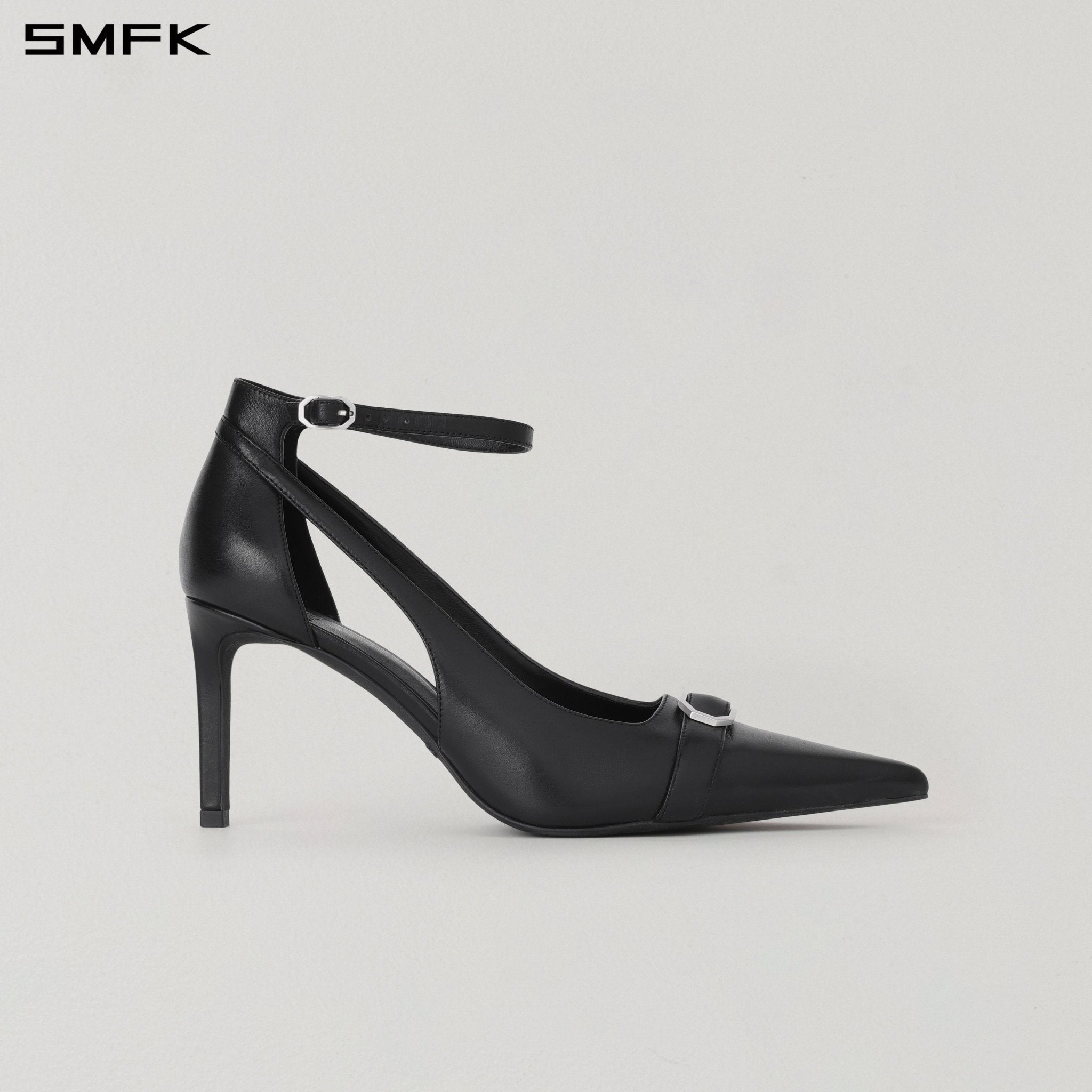 SMFK Window Buckle Dance Heels | MADAX