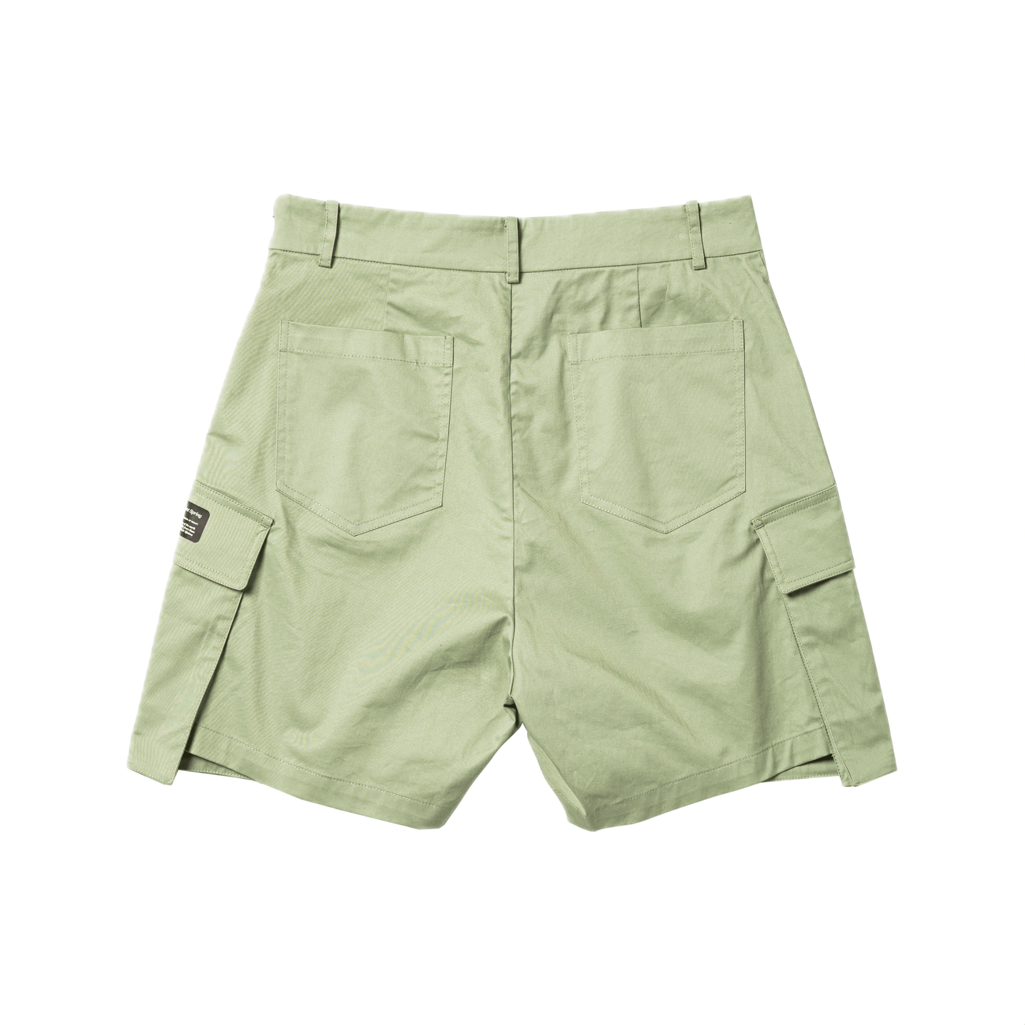 ROARINGWILD Women Sand Work Twill Shorts in Gray Green | MADAX