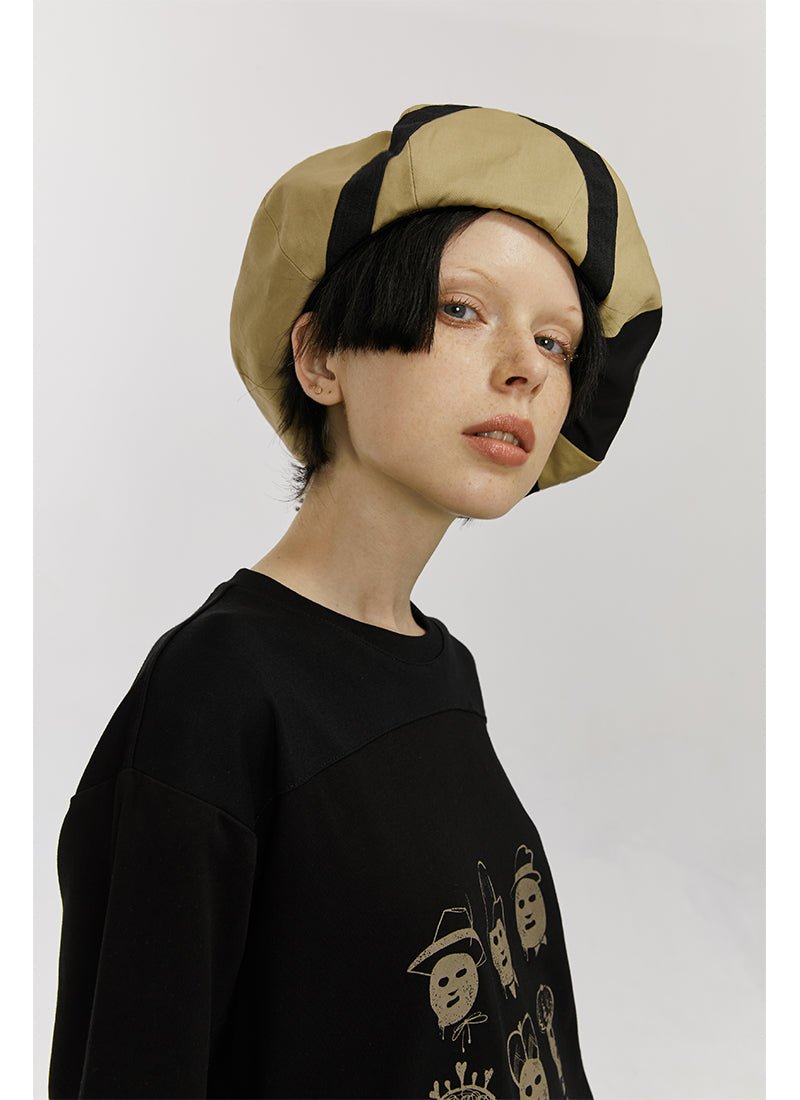 Wrap-Around Newsboy Cap Without Brim | MADAX