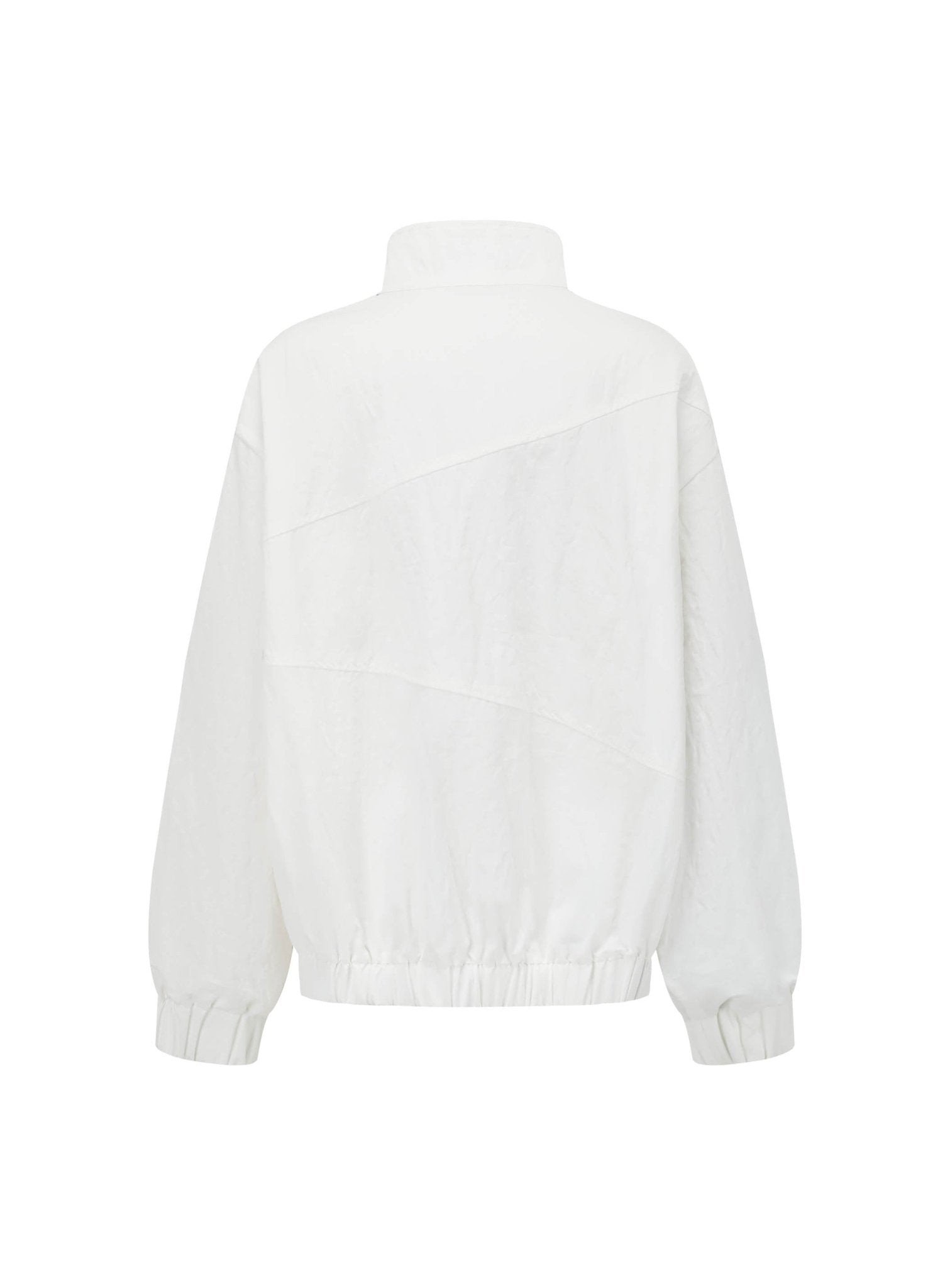 ALEXIA SANDRA Zip - Up Track Jacket White | MADA IN CHINA