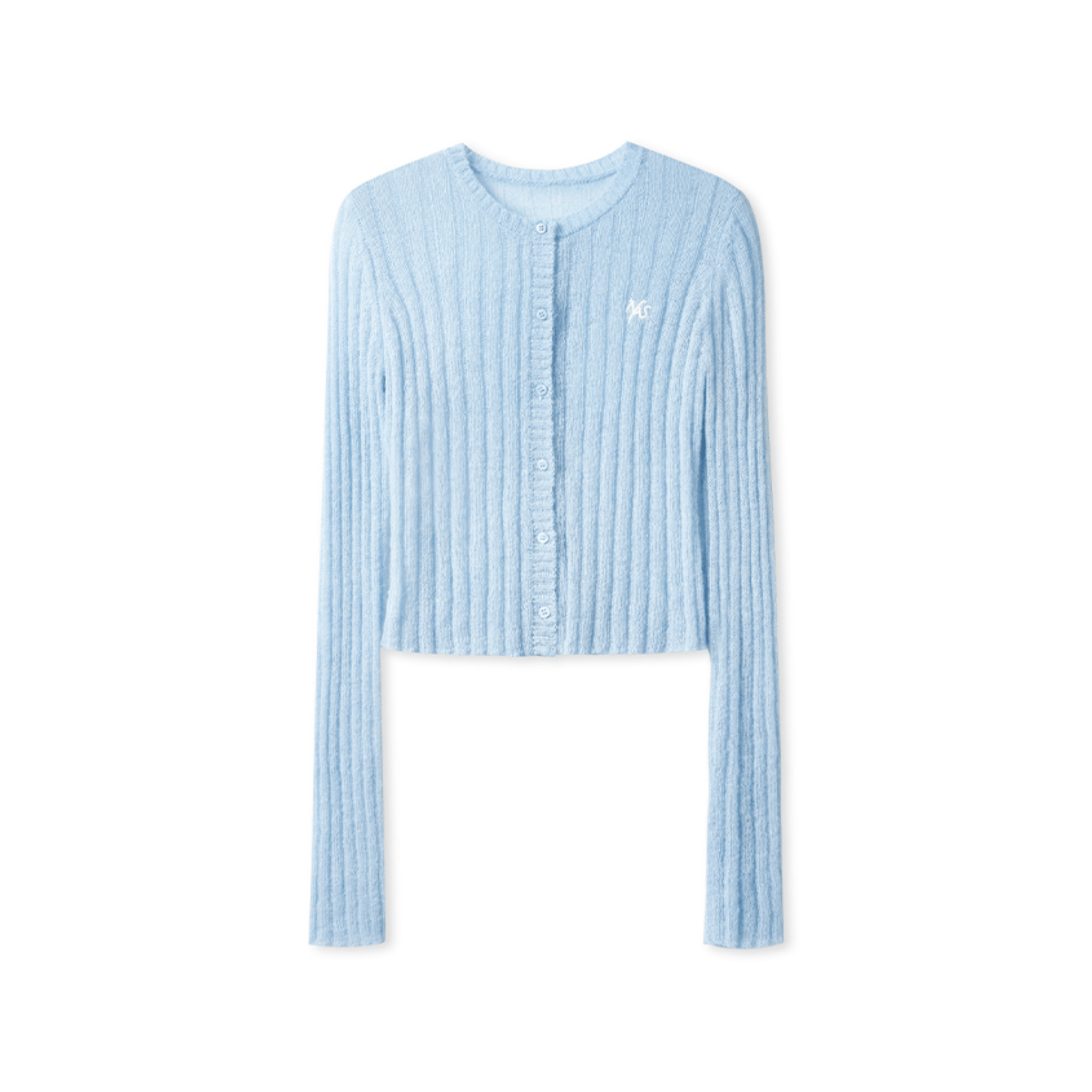 NAWS Zuli Knitted Cardigan in Blue | MADAX