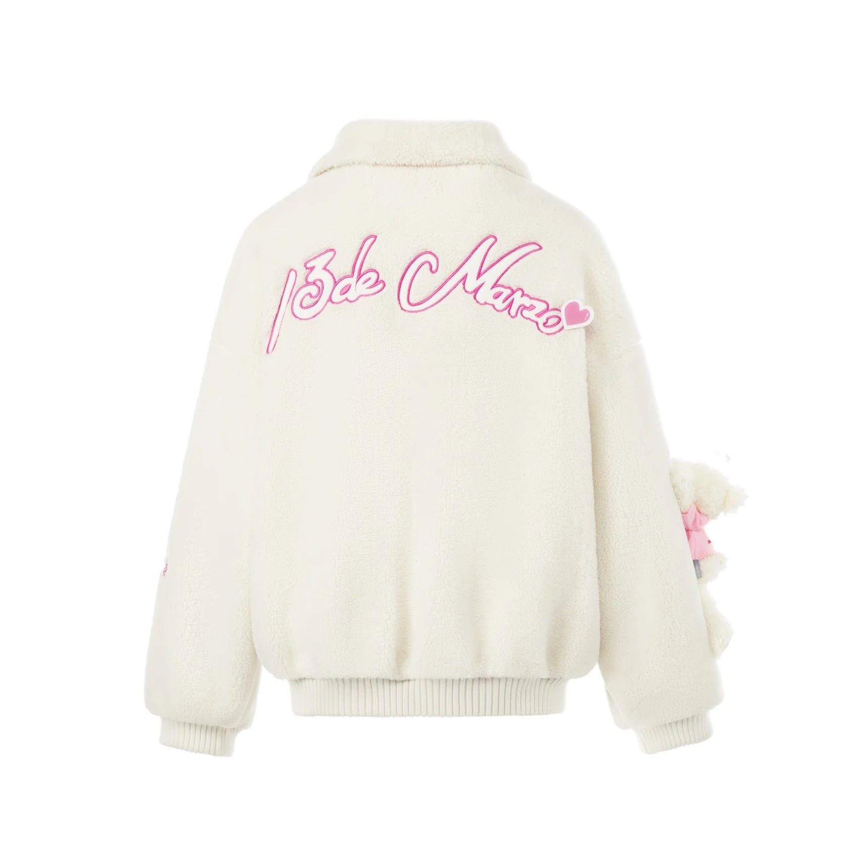 13DE MARZO 13 De Marzo X Hello Kitty White Bear Fleece Coat | MADA IN CHINA