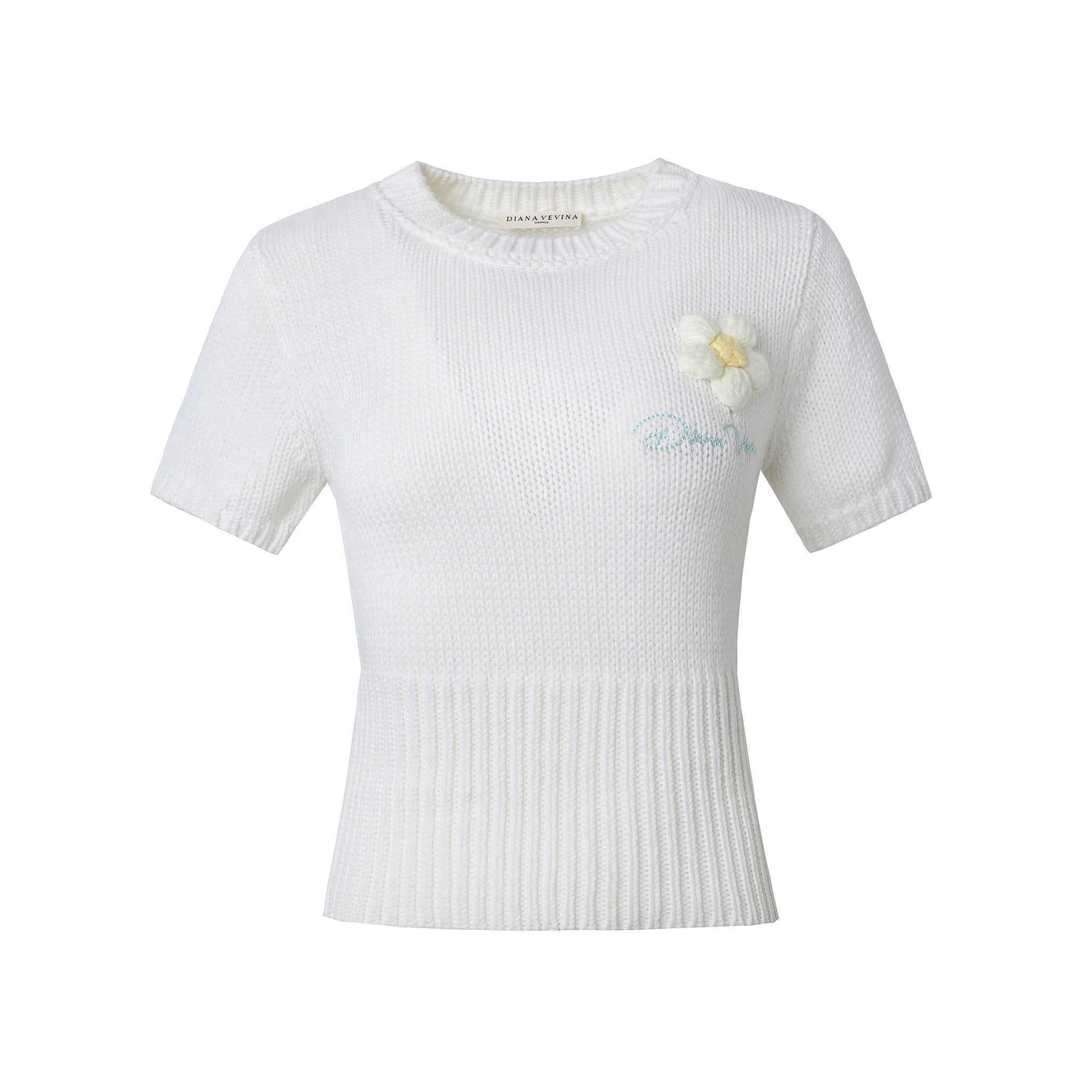 DIANA VEVINA 3D Crochet Flower Sweater | MADA IN CHINA