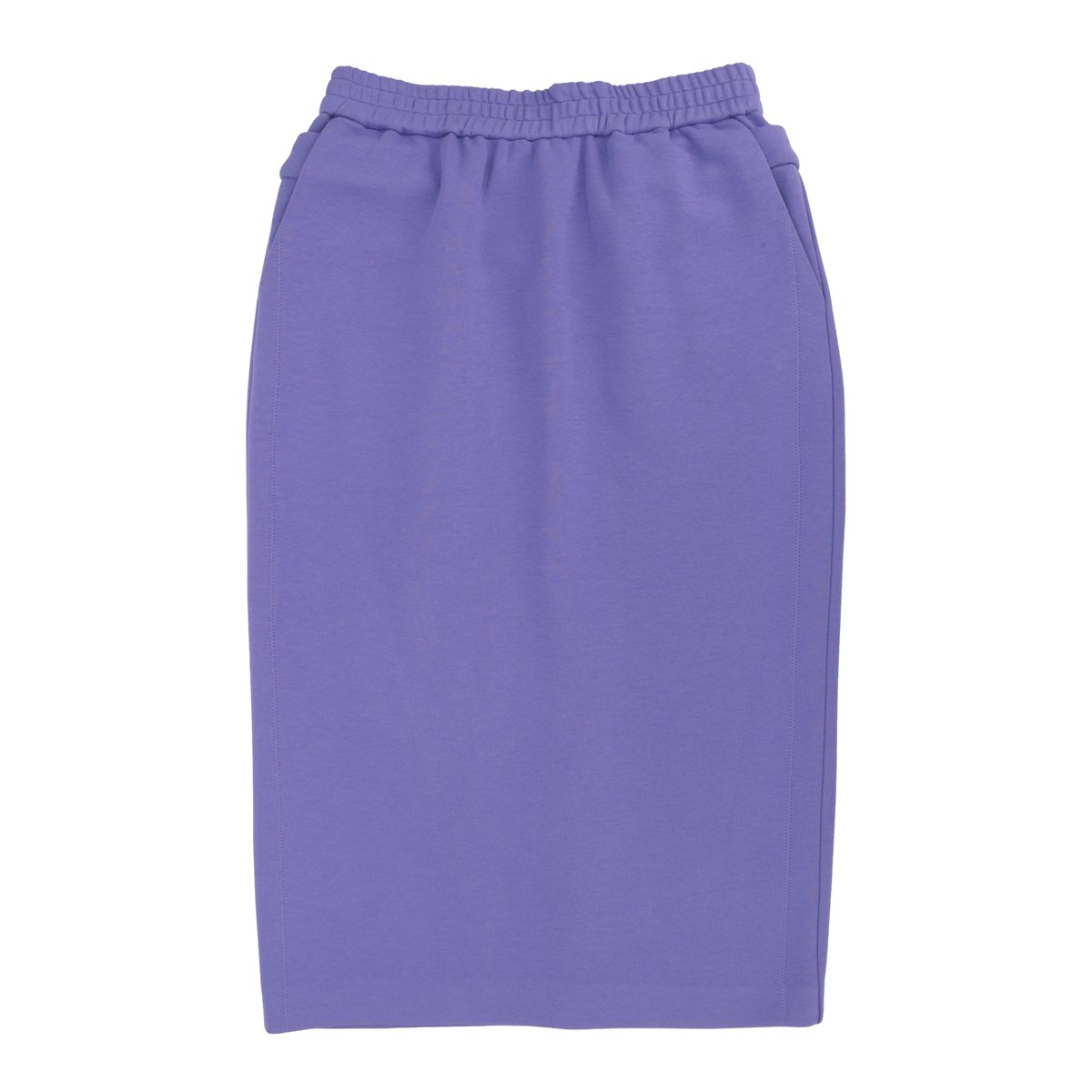 ilEWUOY Air Layer Double Waist Skirt in Purple | MADA IN CHINA