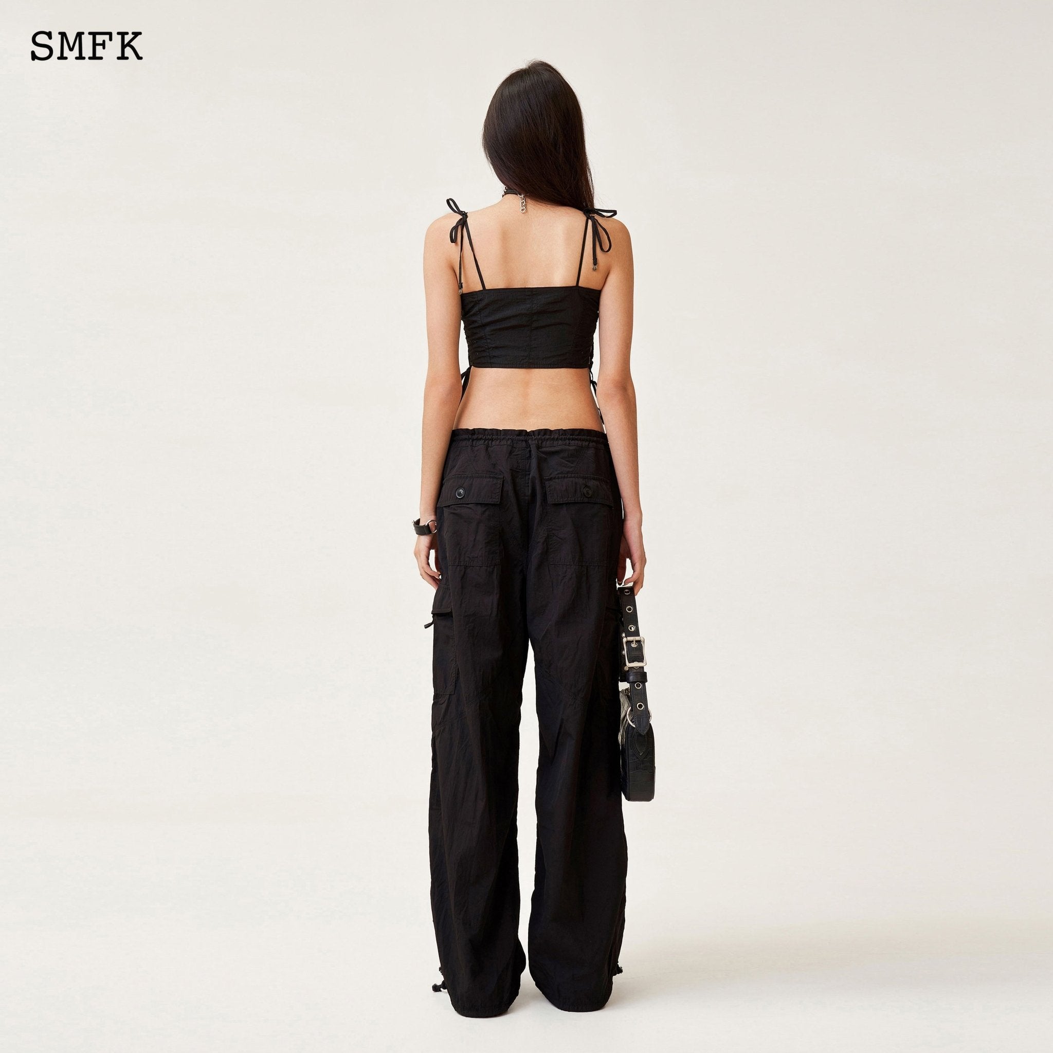 SMFK Ancient Myth Black Panther Paratrooper Cropped Top | MADA IN CHINA