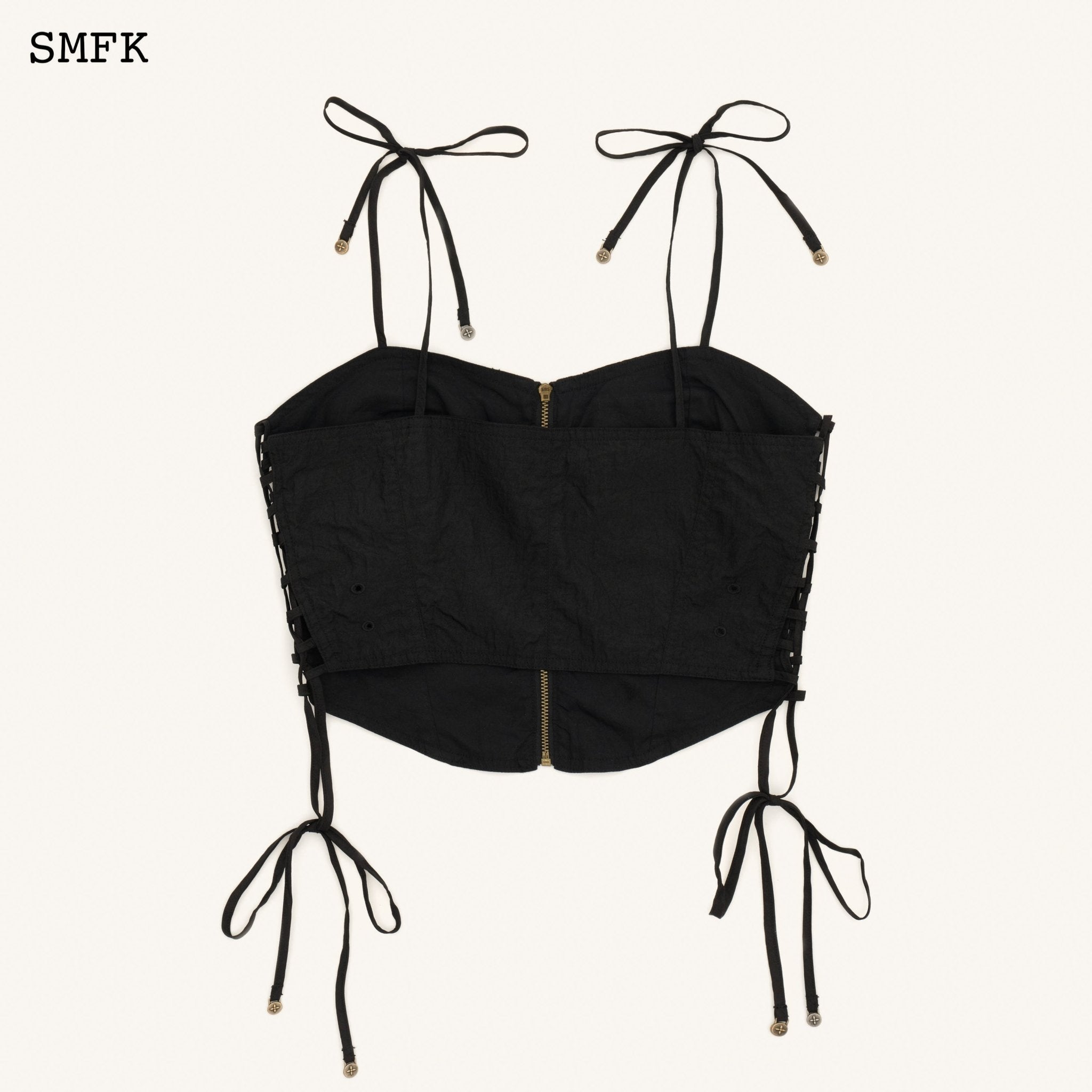 SMFK Ancient Myth Black Panther Paratrooper Cropped Top | MADA IN CHINA